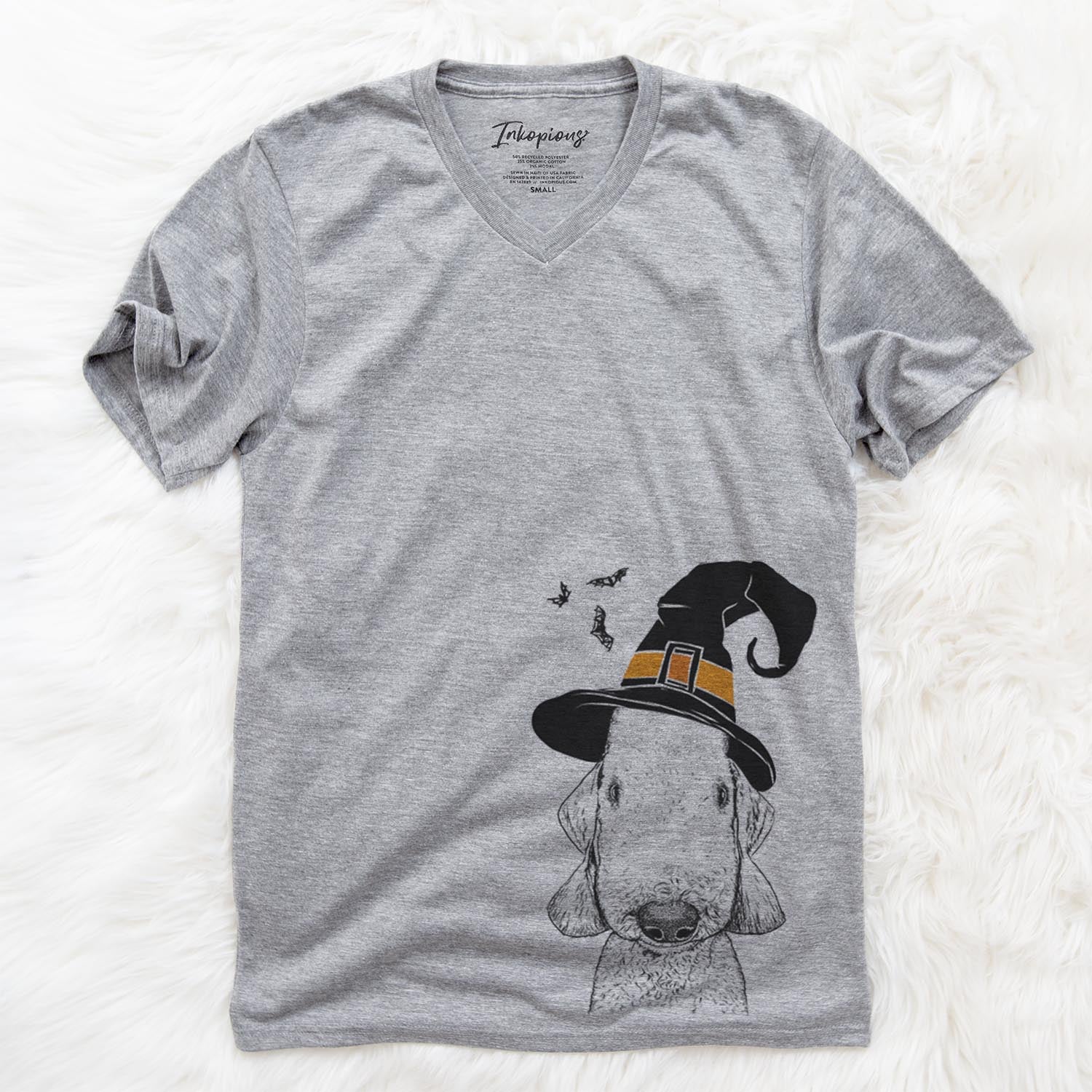 Remington the Bedlington Terrier - Pumpkin Collection