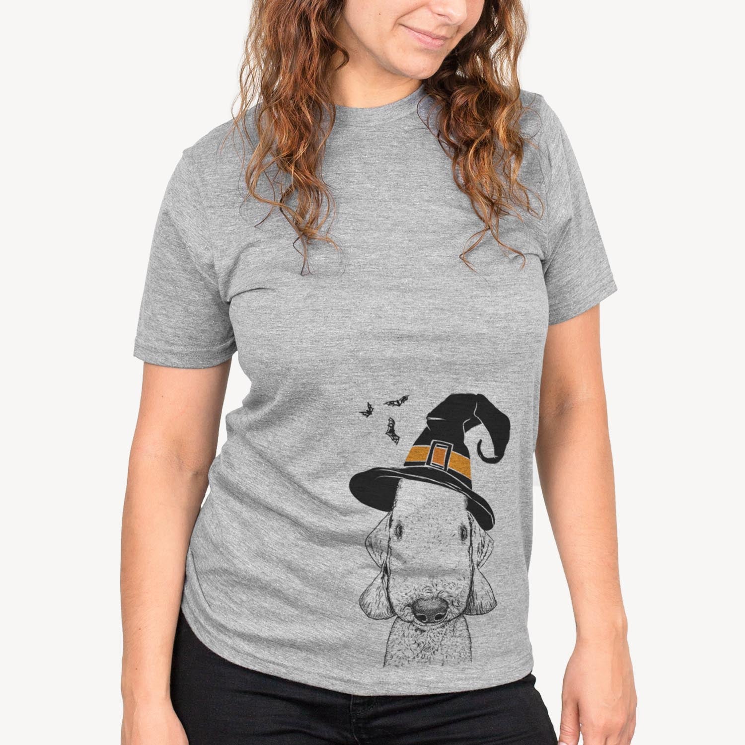 Remington the Bedlington Terrier - Pumpkin Collection