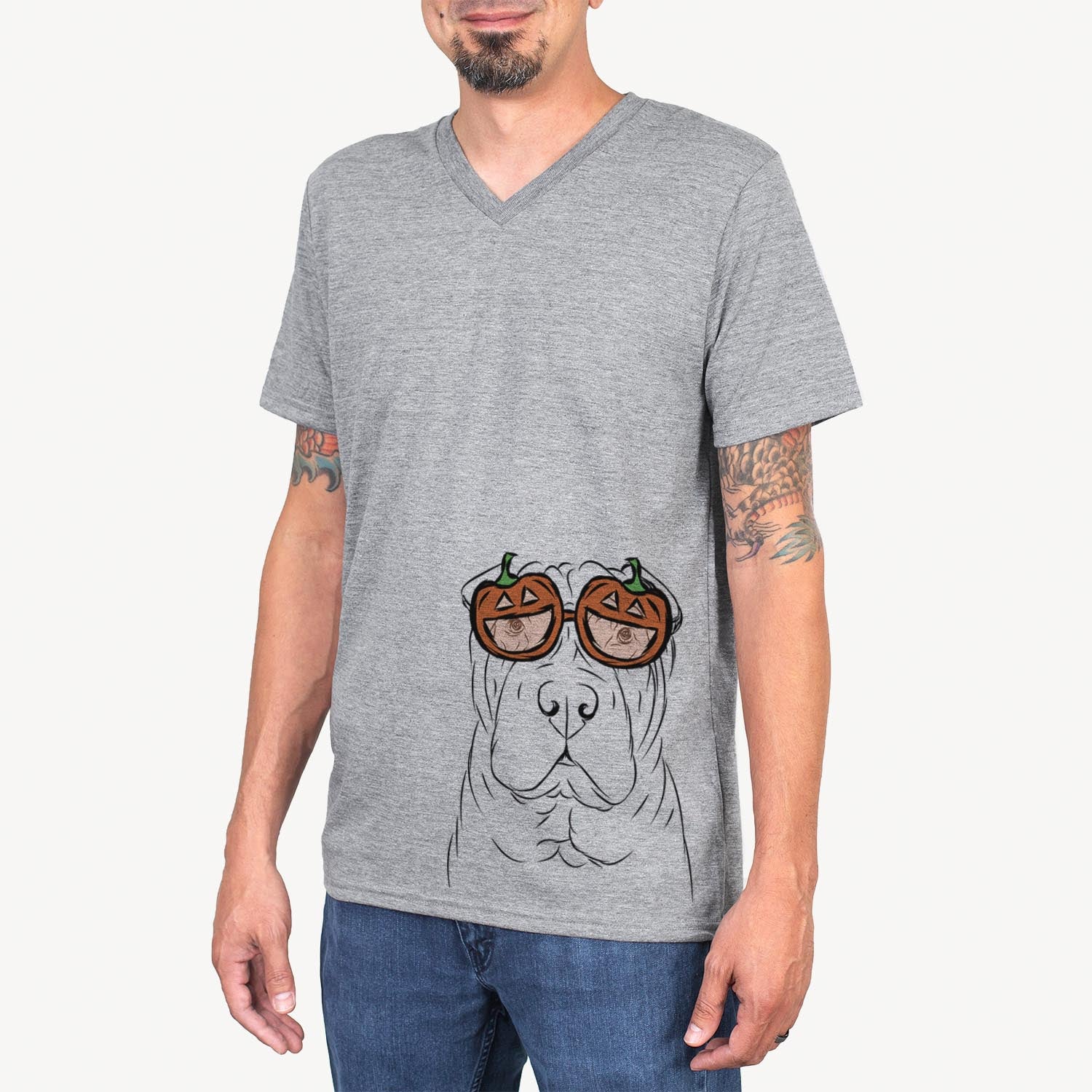 Sharpy the Shar Pei - Pumpkin Collection