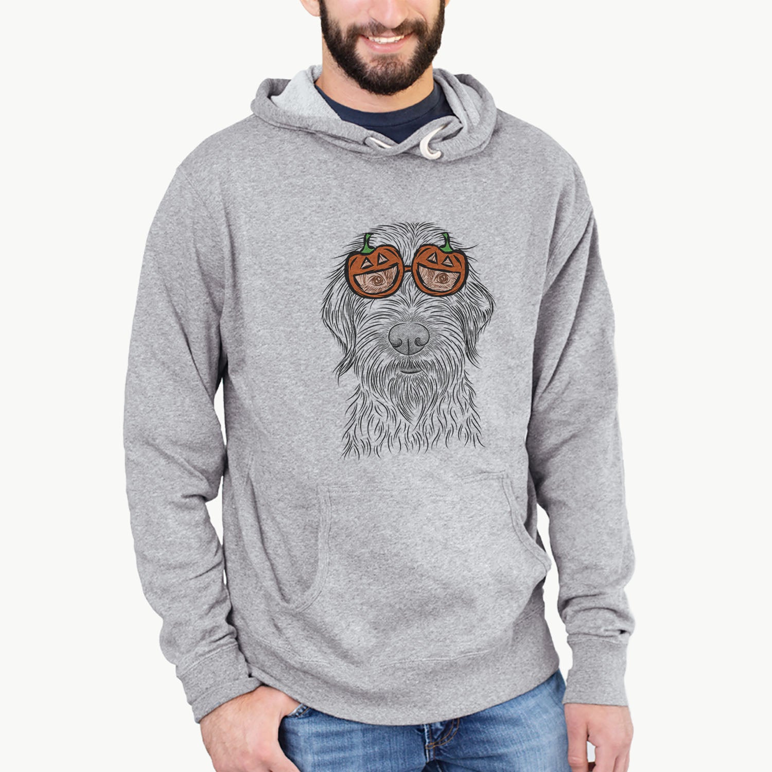 Wilkins the Wirehaired Pointing Griffon - Pumpkin Collection