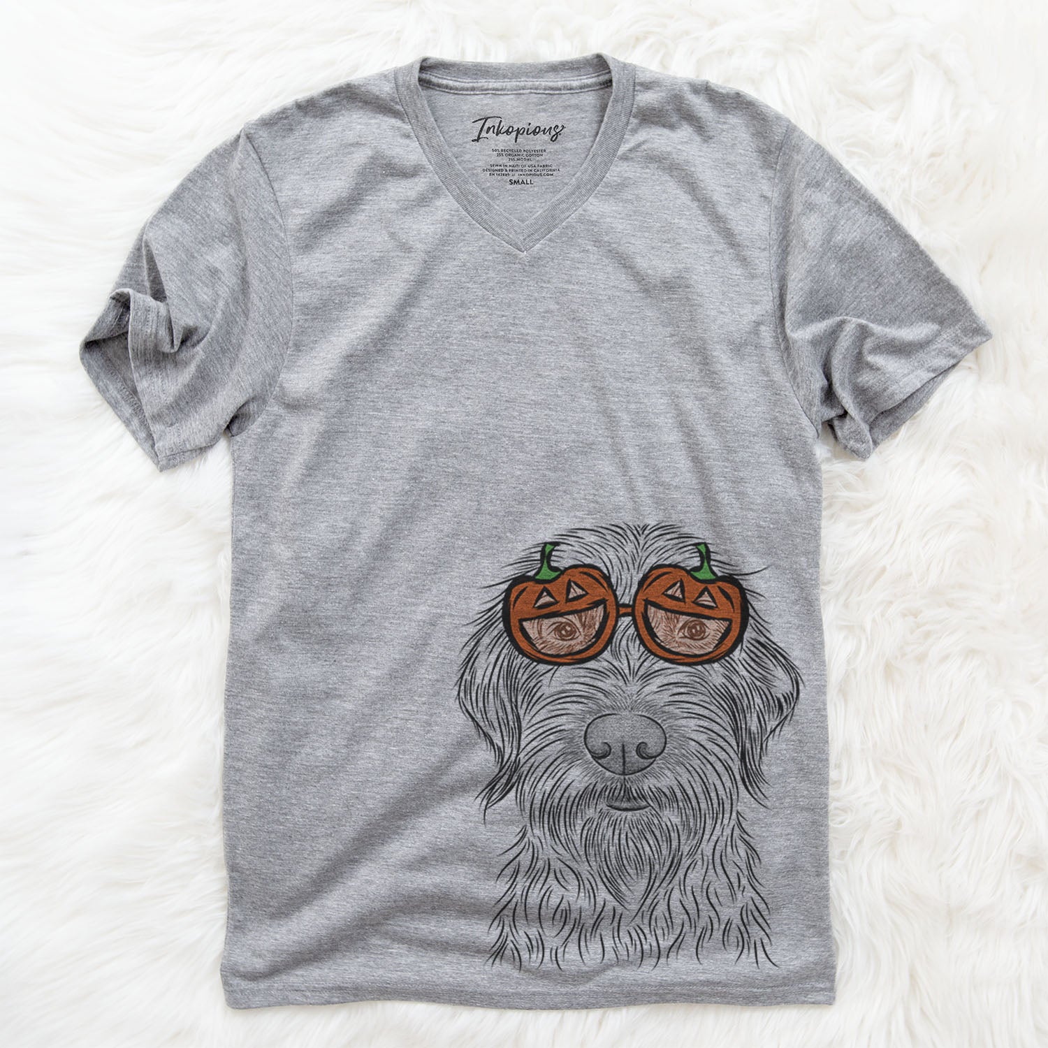 Wilkins the Wirehaired Pointing Griffon - Pumpkin Collection