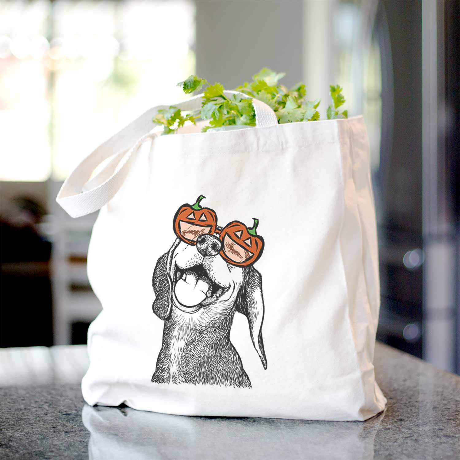 Belle the Hound Mix - Tote Bag