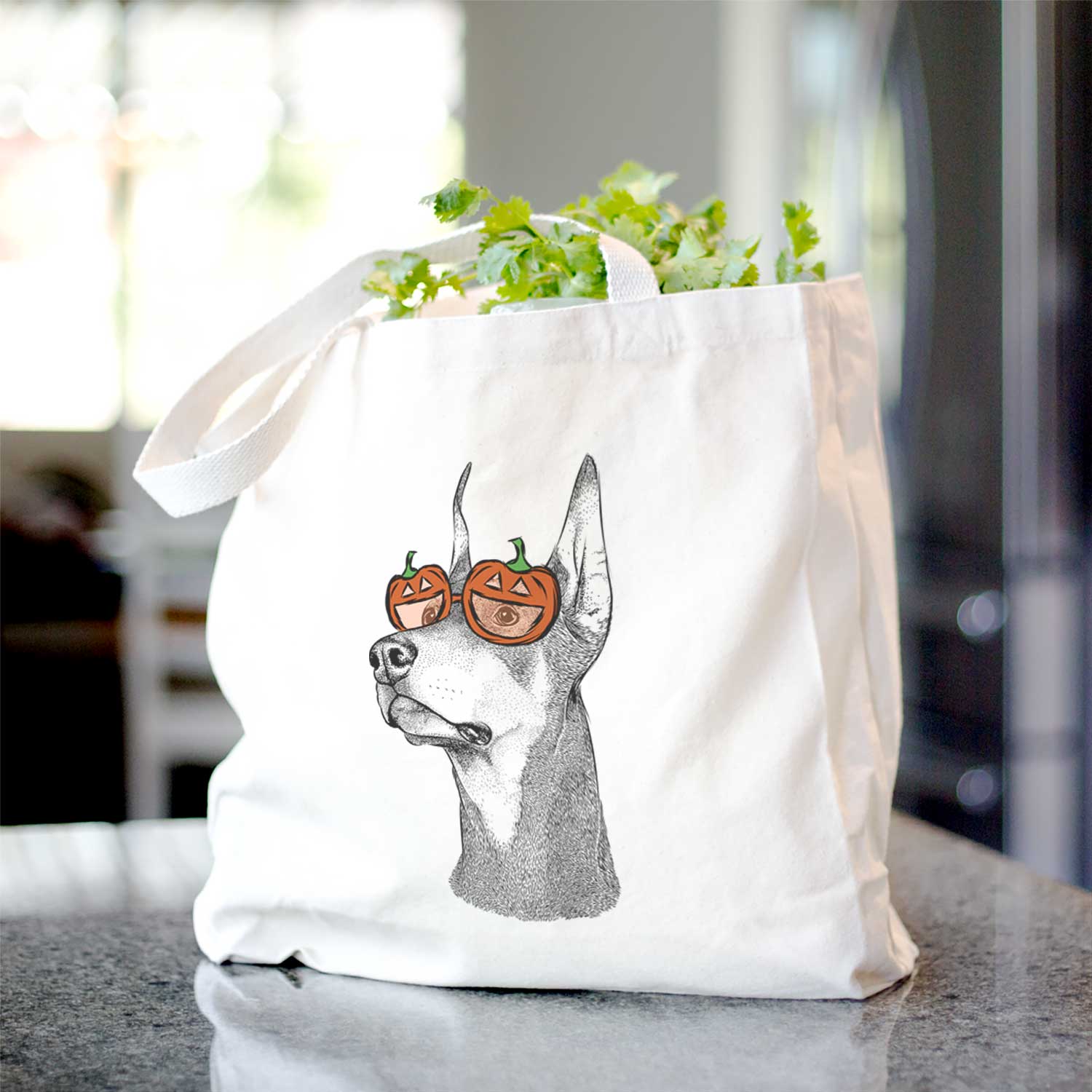 Cenza the Doberman Pinscher - Tote Bag