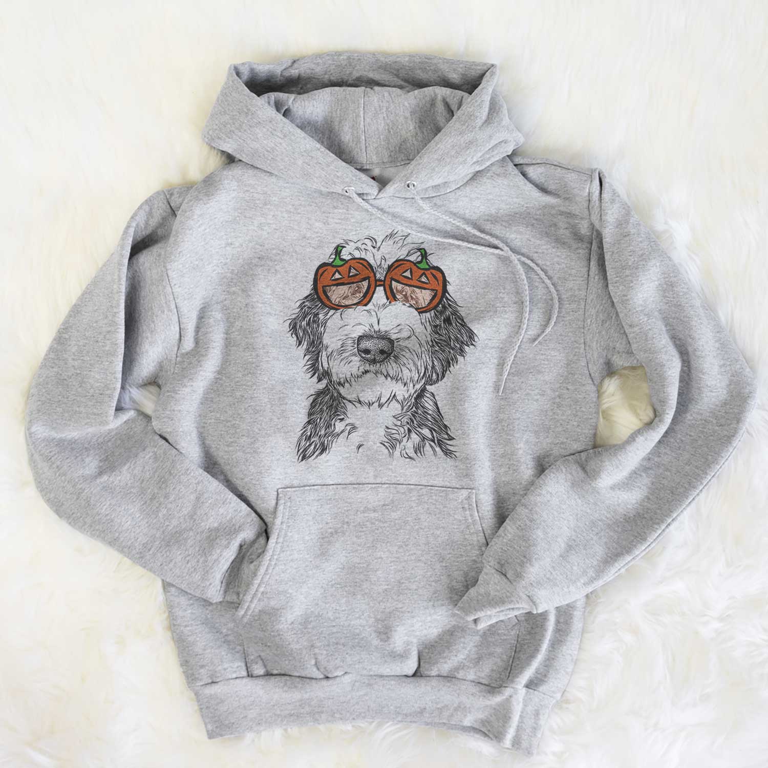 Milo Fluff the Sheepadoodle - Pumpkin Collection