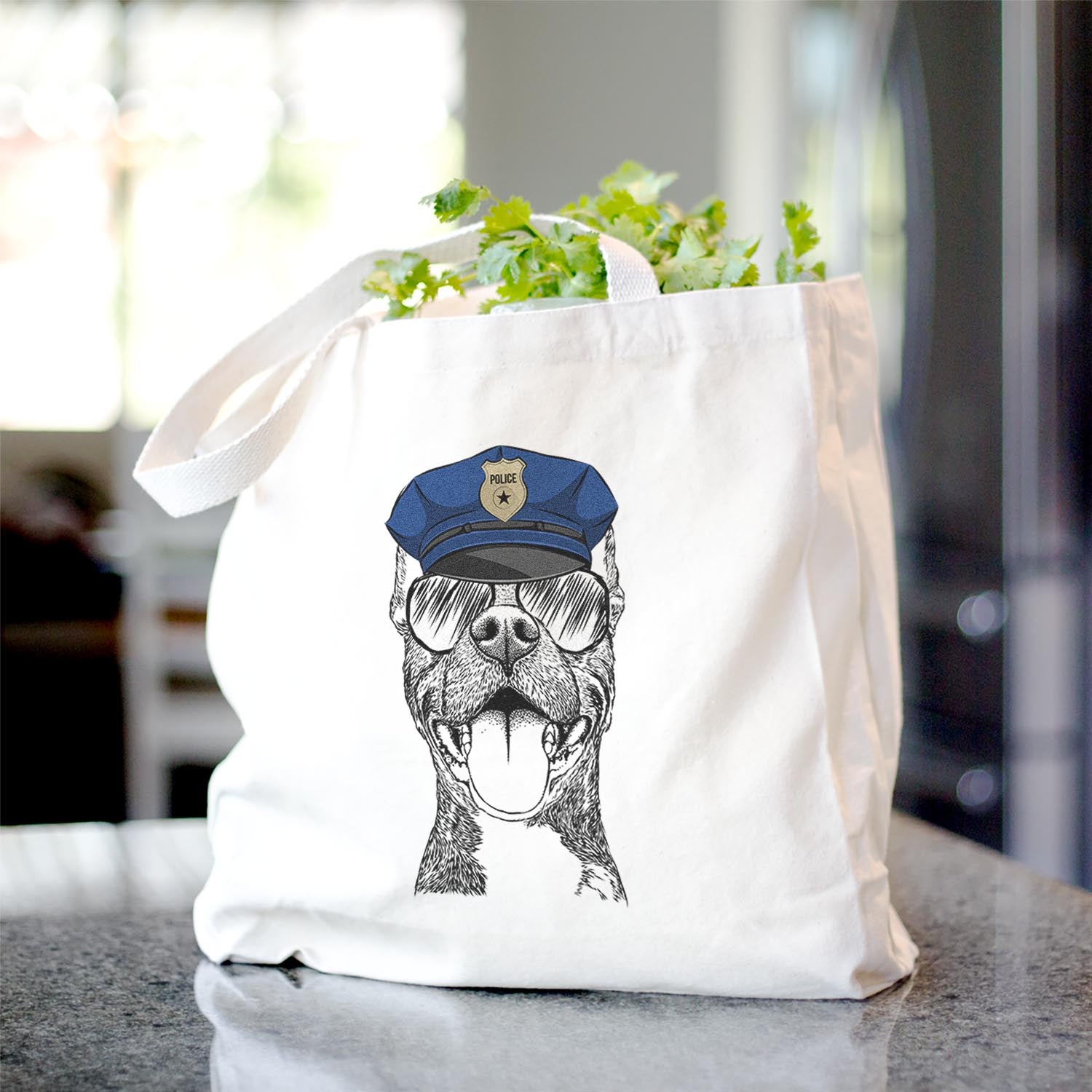 Milo the Pitbull Mix - Tote Bag
