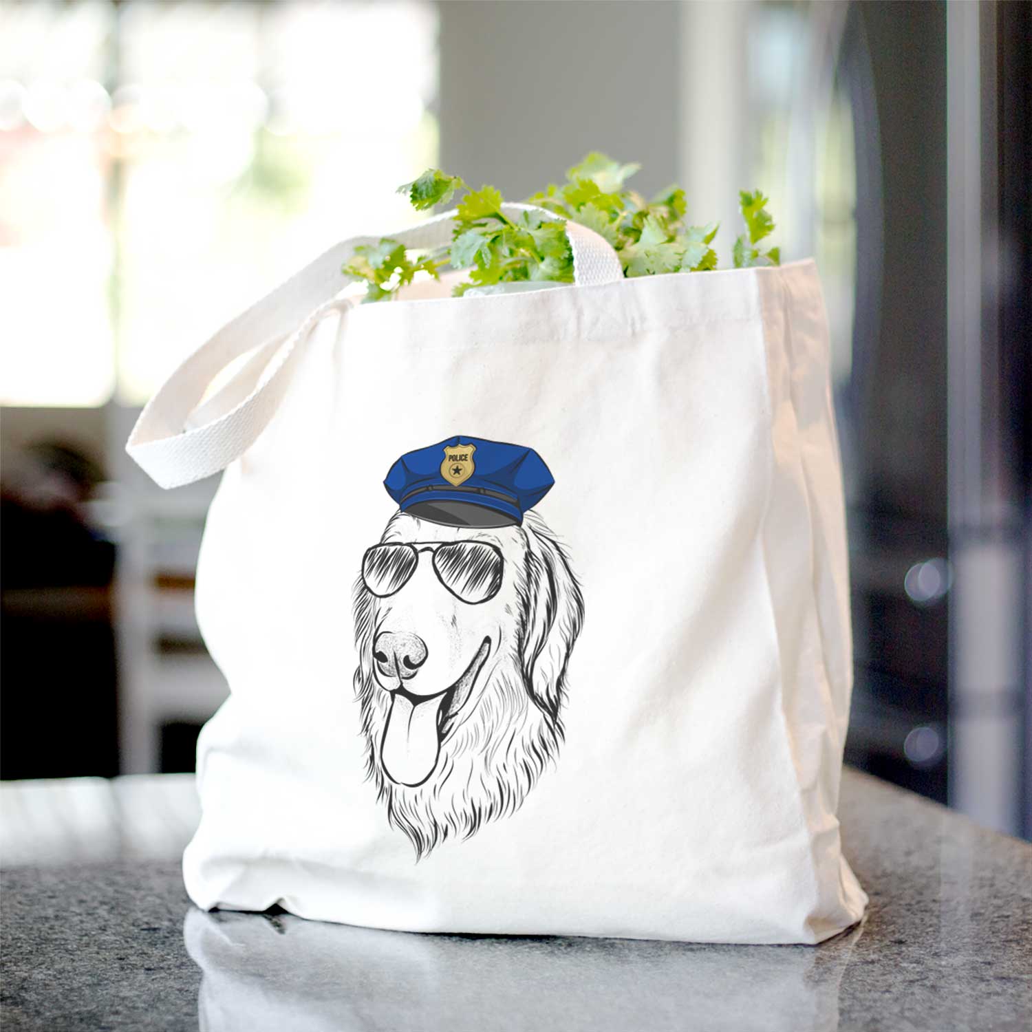 Bailey the Golden Retriever - Tote Bag