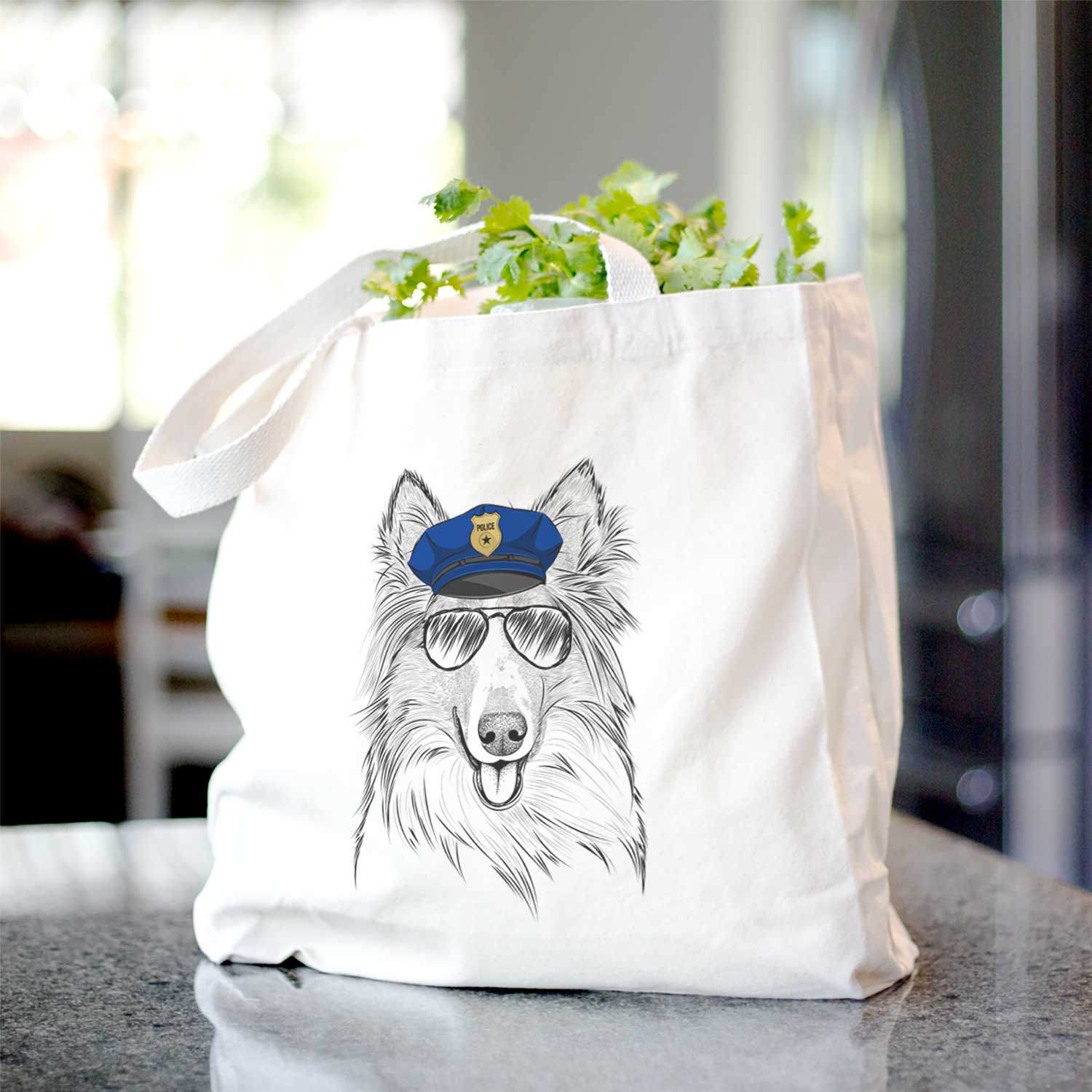 Conrad the Rough Collie - Tote Bag