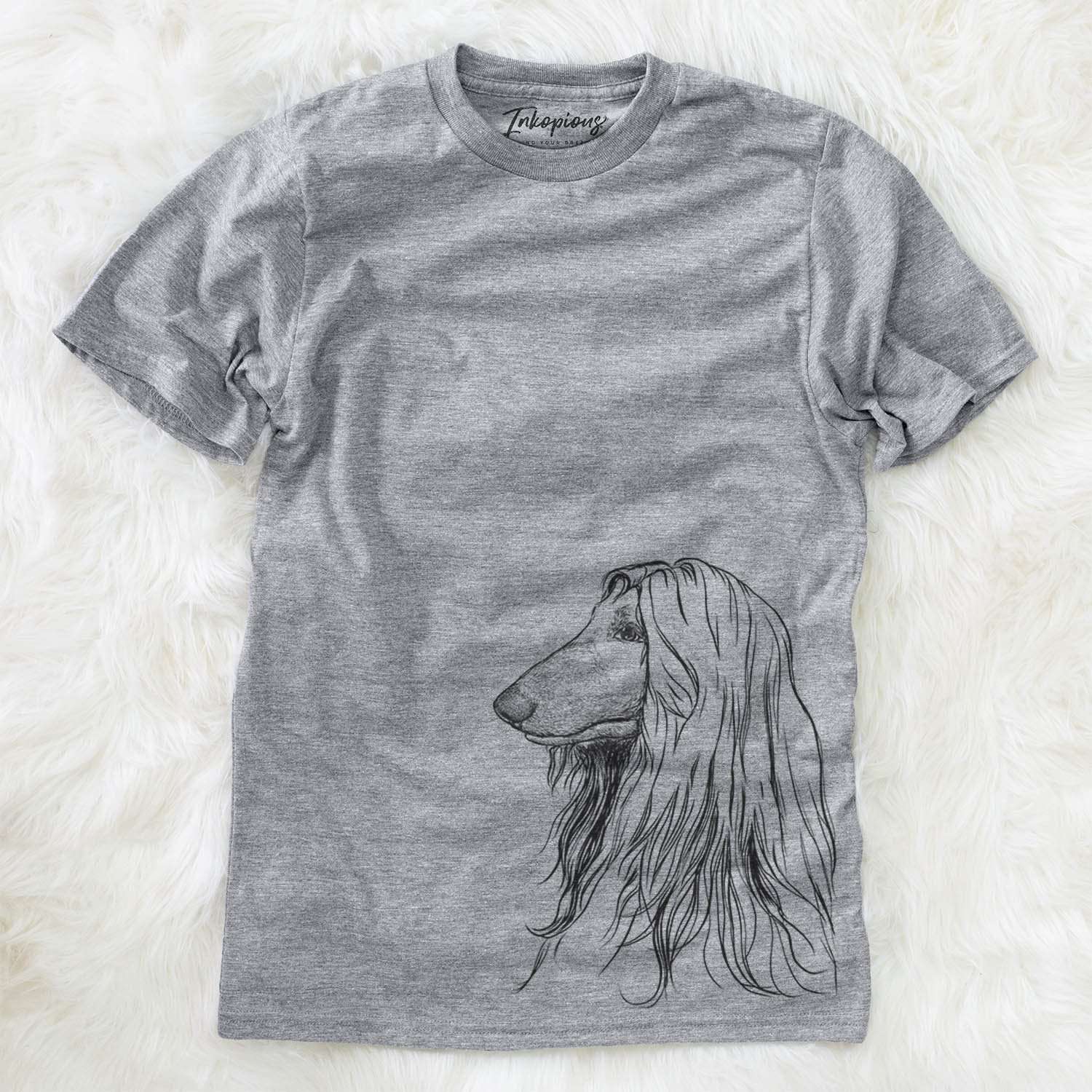 Profile Afghan Hound - Unisex Crewneck