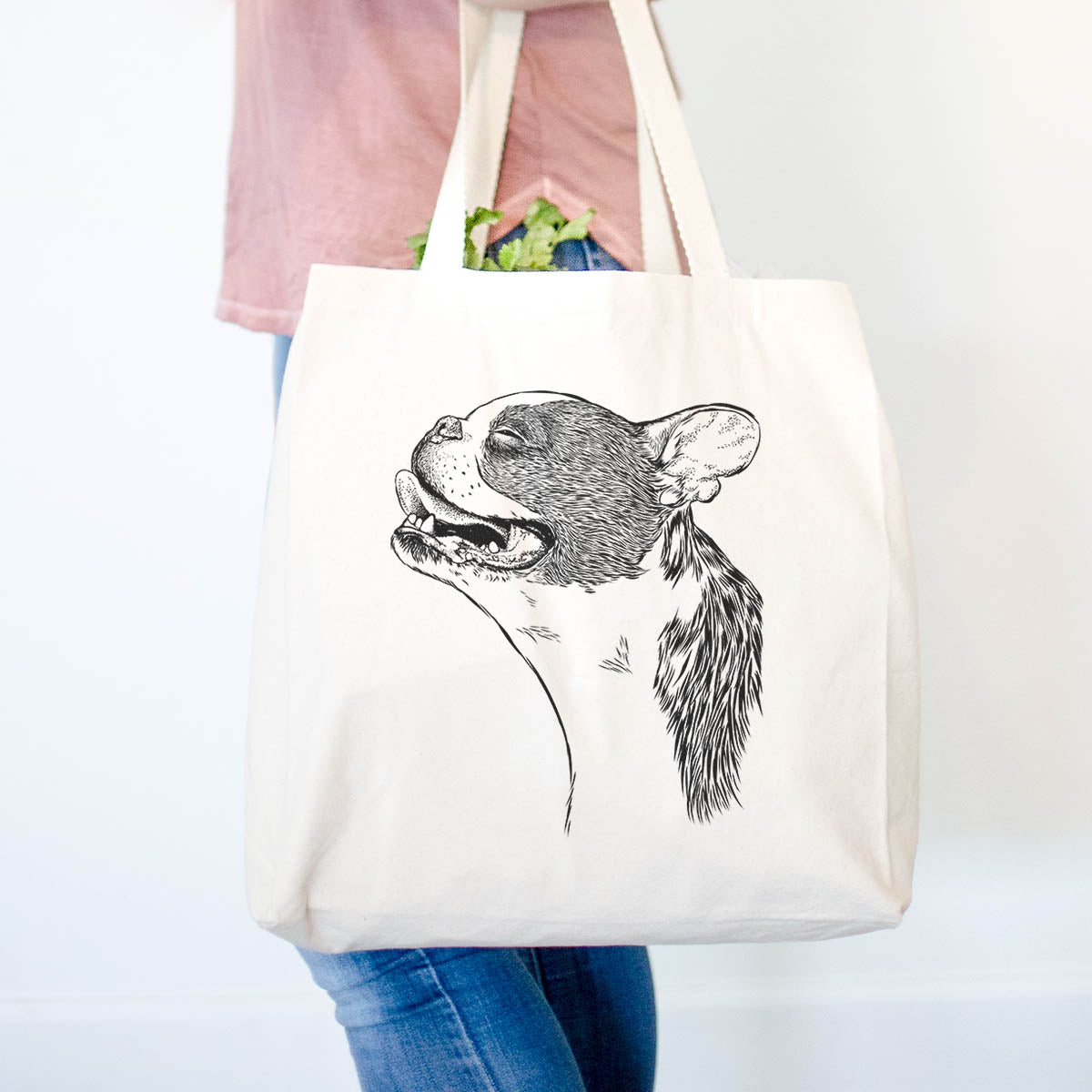 Profile Boston Terrier - Tote Bag