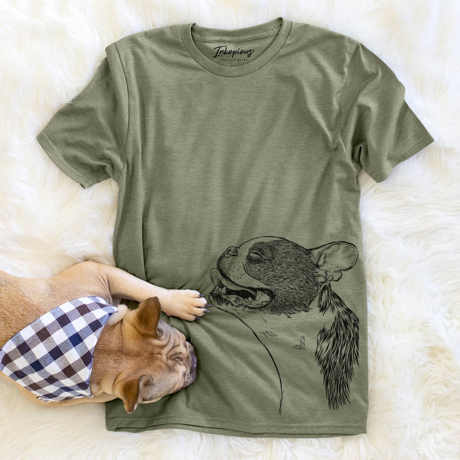 Profile Boston Terrier - Unisex Crewneck