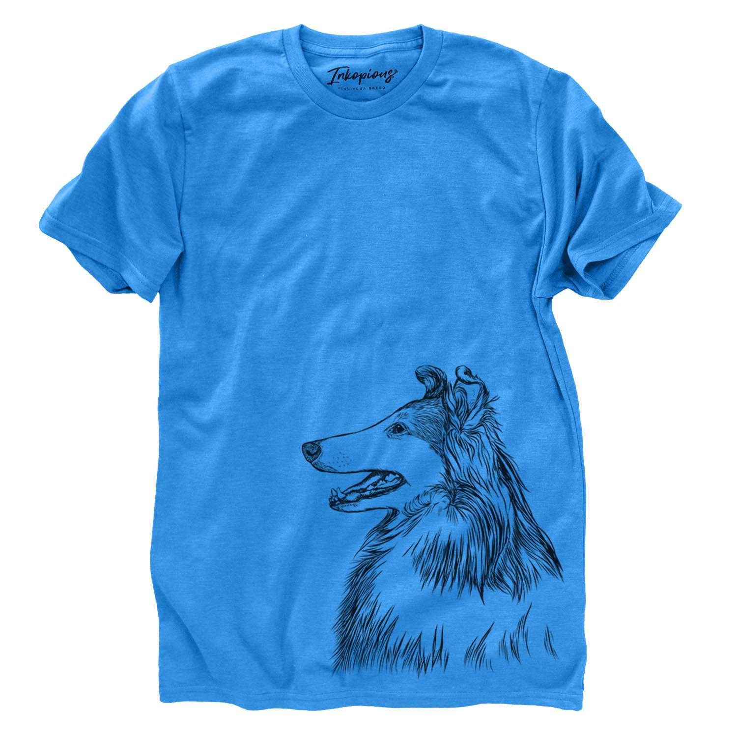 Profile Rough Collie - Unisex Crewneck