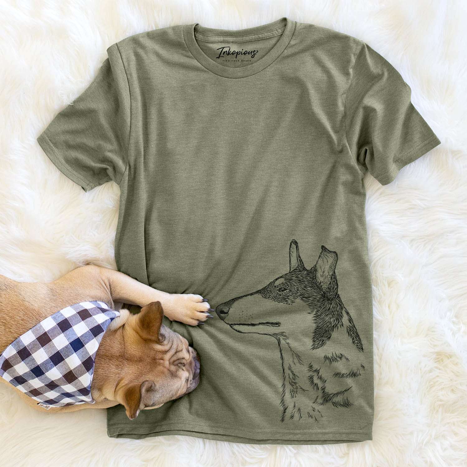 Profile Smooth Collie - Unisex Crewneck