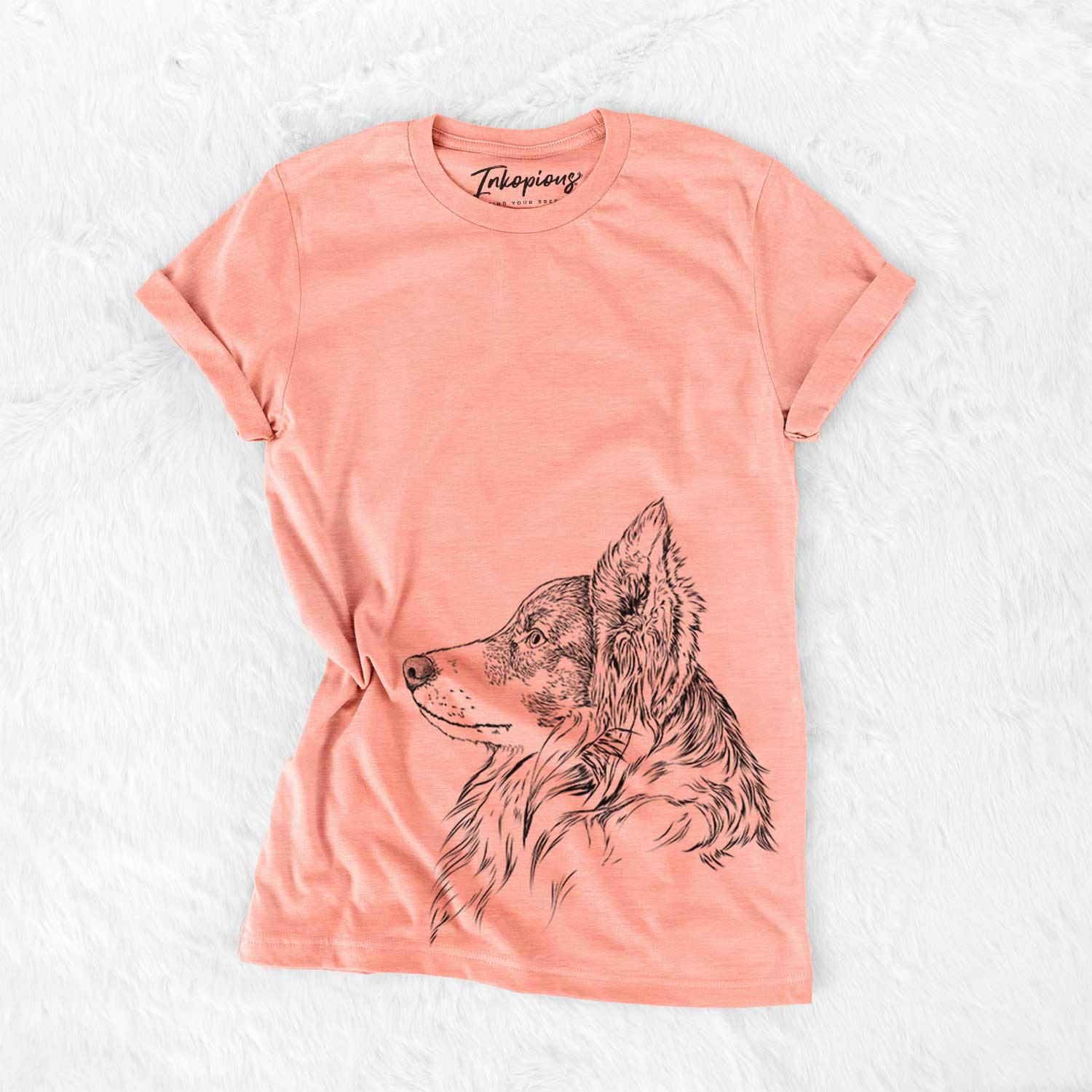 Profile Border Collie - Bella Canvas Unisex Crewneck