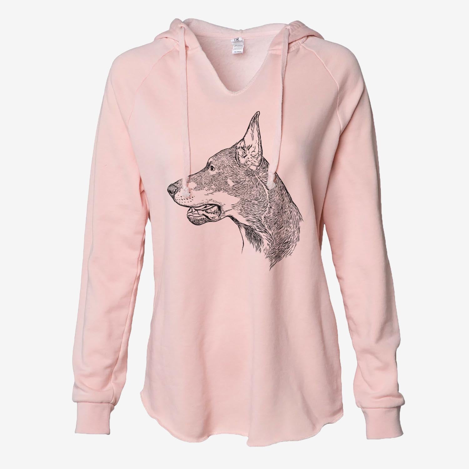 Profile Doberman Pinsher - Cali Wave Hooded Sweatshirt