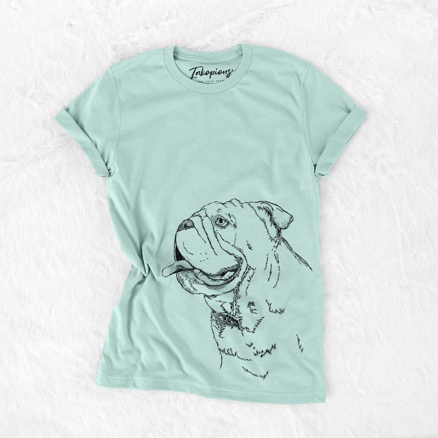 Profile English Bulldog - Bella Canvas Unisex Crewneck