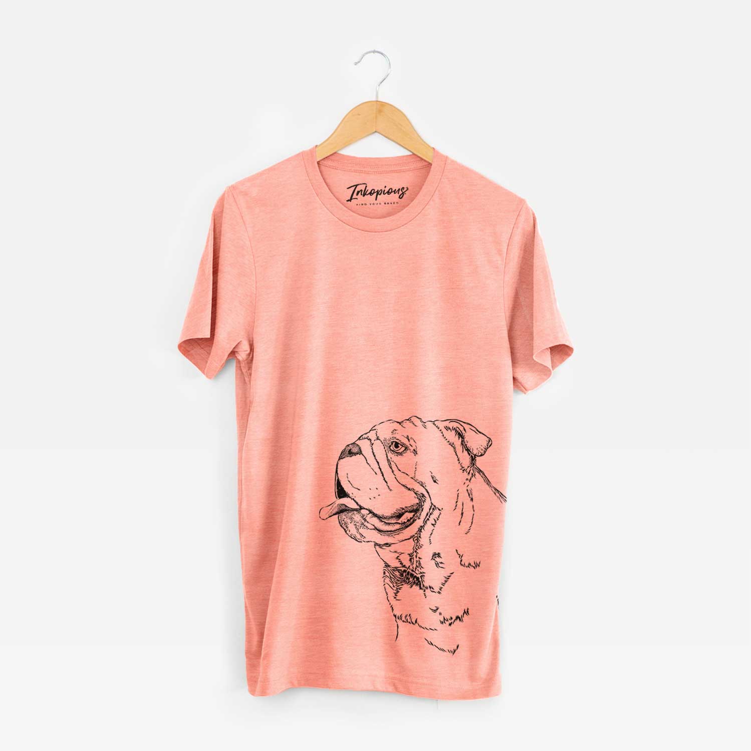 Profile English Bulldog - Bella Canvas Unisex Crewneck