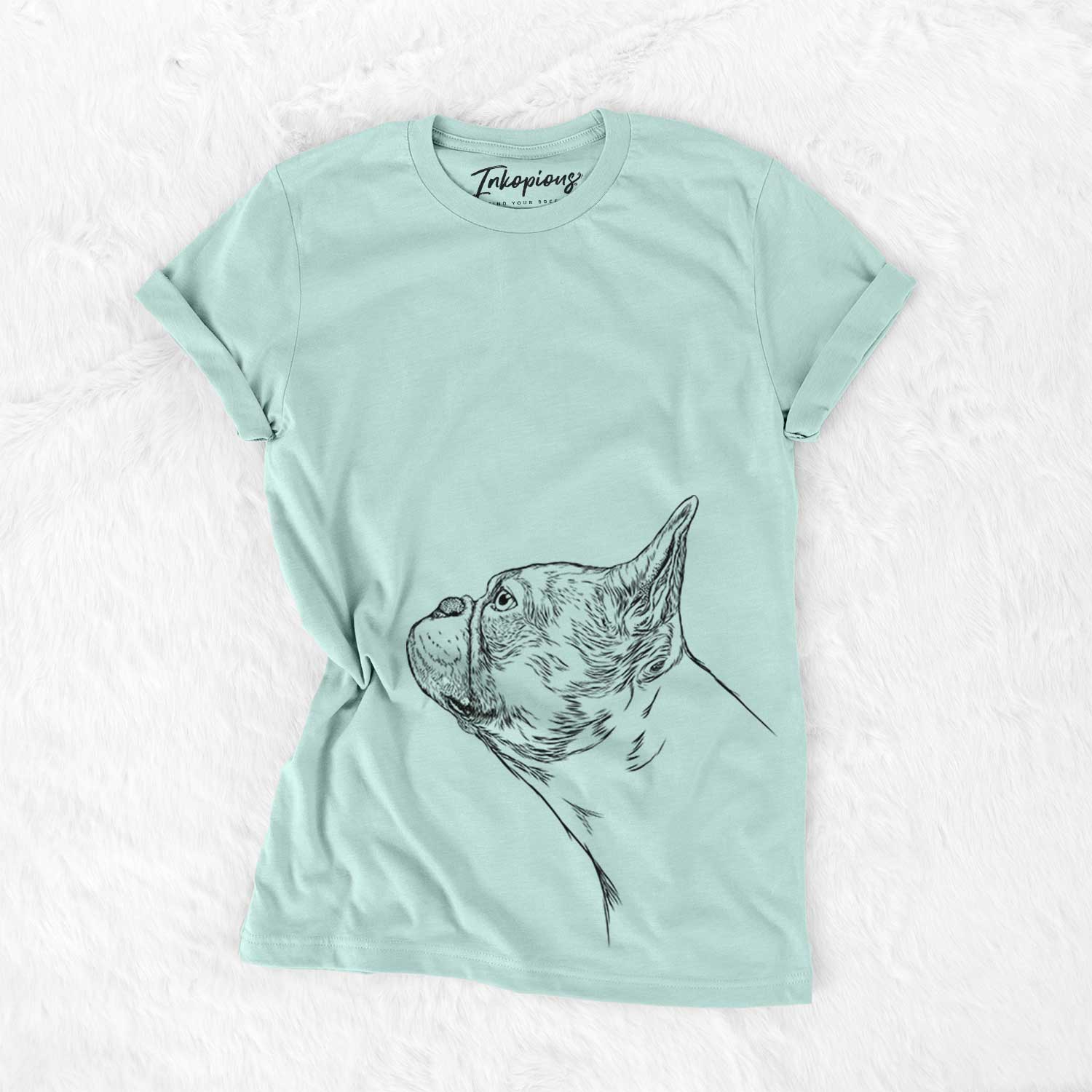 Profile French Bulldog - Bella Canvas Unisex Crewneck