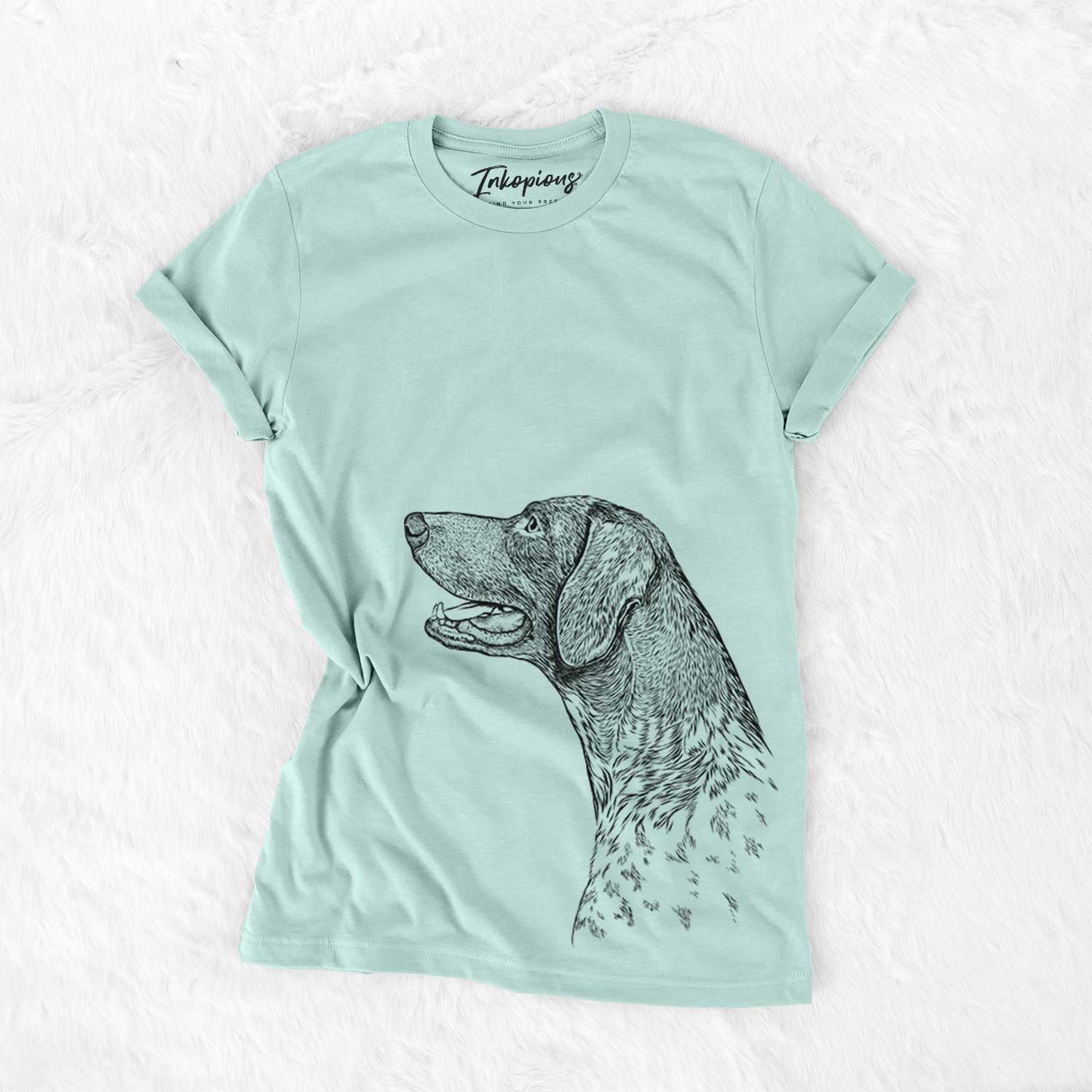 Profile German Shorthaired Pointer - Bella Canvas Unisex Crewneck