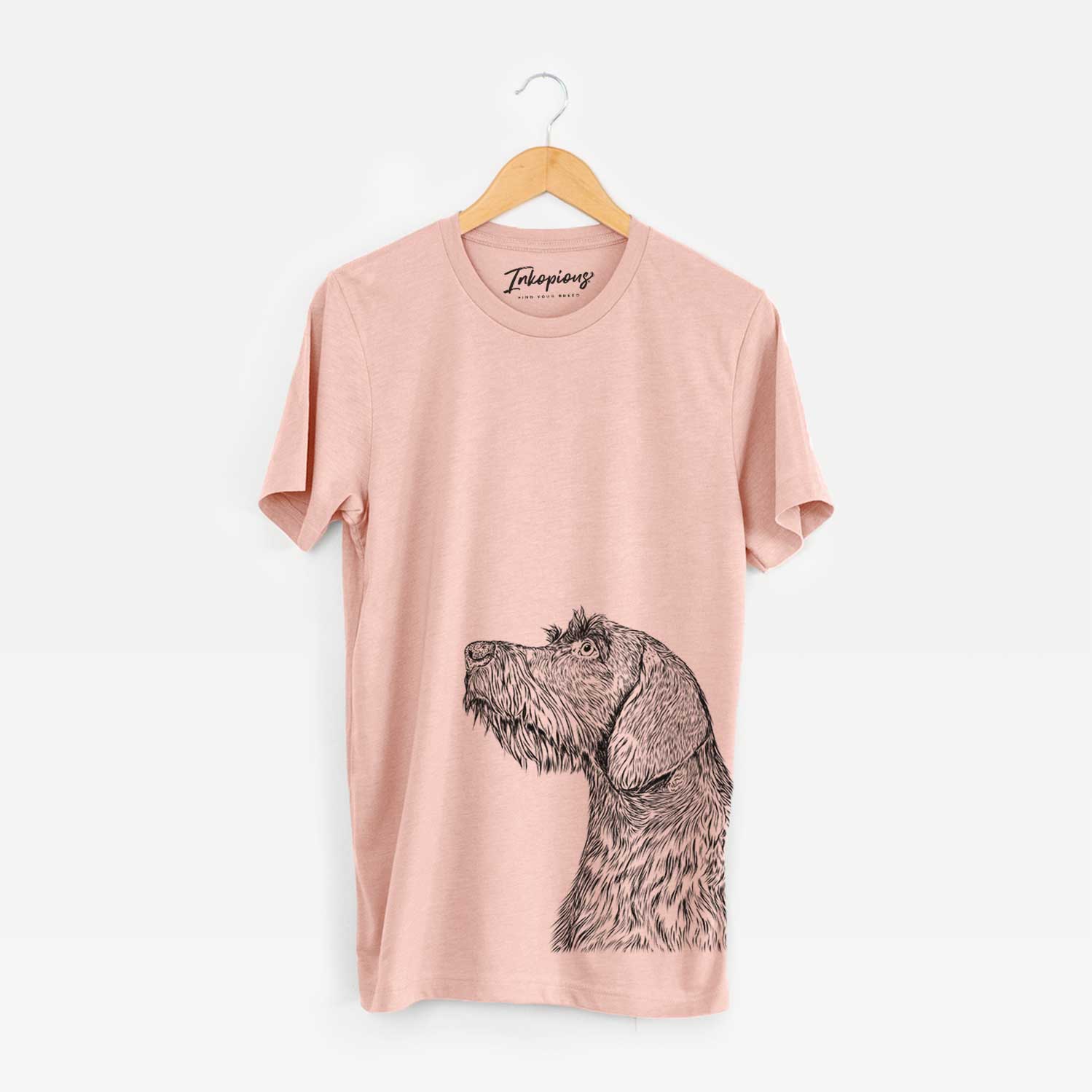 Profile German Wirehaired Pointer - Bella Canvas Unisex Crewneck