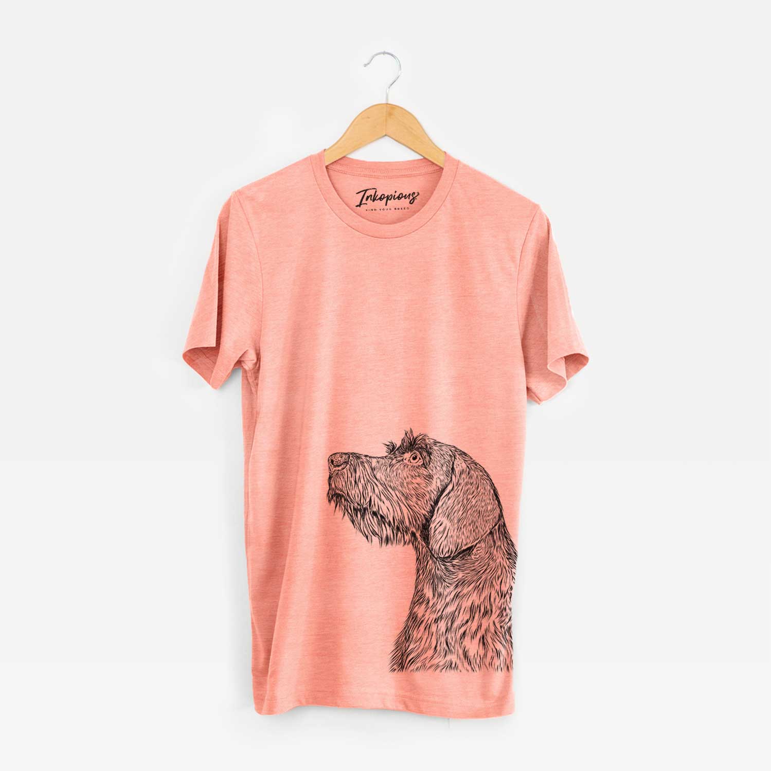 Profile German Wirehaired Pointer - Bella Canvas Unisex Crewneck