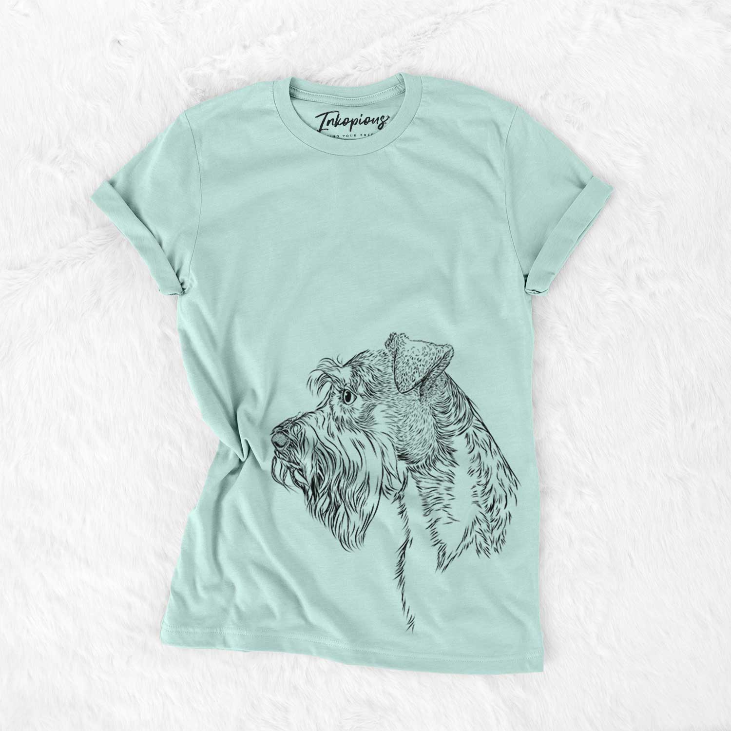 Profile Mini Schnauzer - Bella Canvas Unisex Crewneck