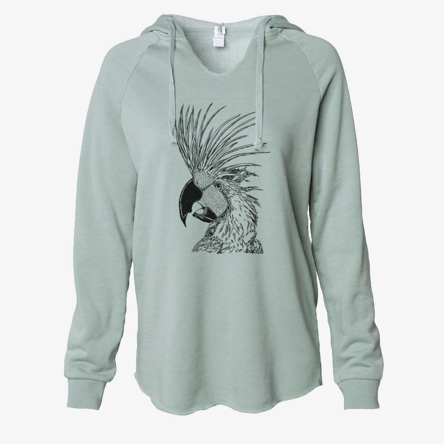 Profile Palm Cockatoo - Cali Wave Hooded Sweatshirt