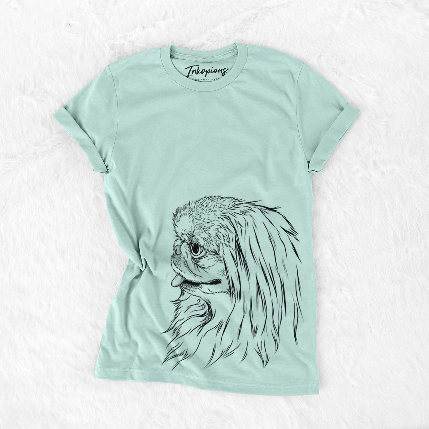 Profile Pekingese - Bella Canvas Unisex Crewneck