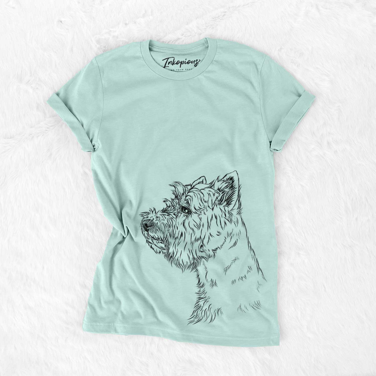 Profile West Highland Terrier - Bella Canvas Unisex Crewneck