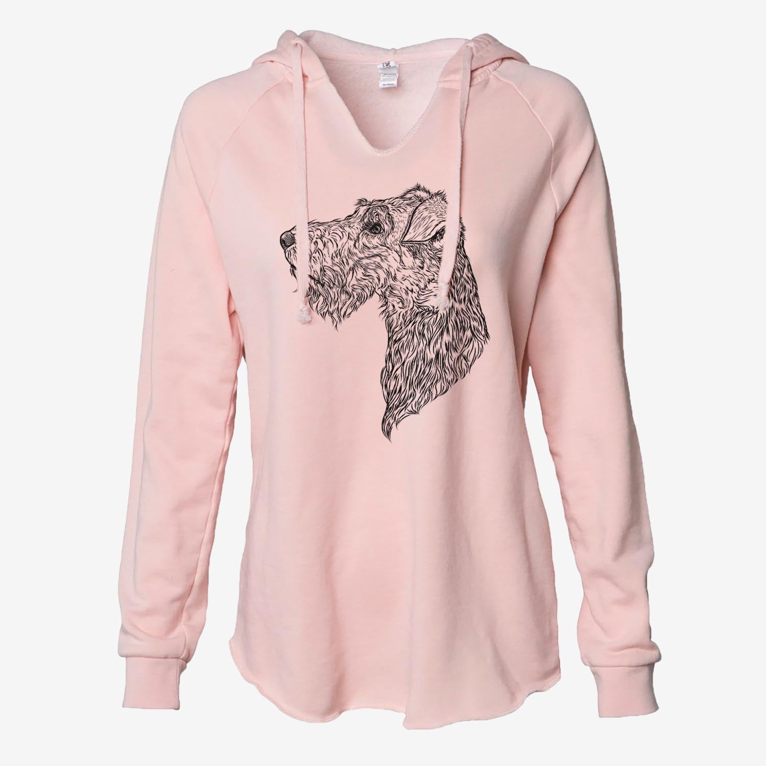 Profile Wire Fox Terrier - Cali Wave Hooded Sweatshirt