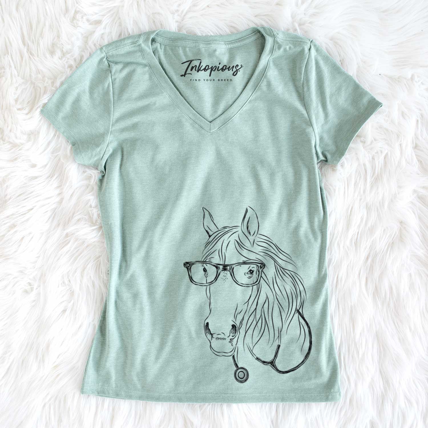 Aria the Horse - Women's V-neck Shirt