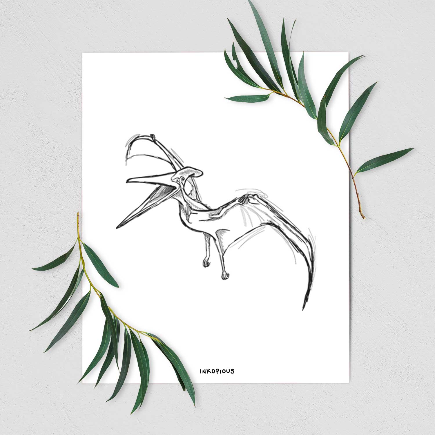 Pteranodon / Pterodactyl / Pterodactylus Art Print