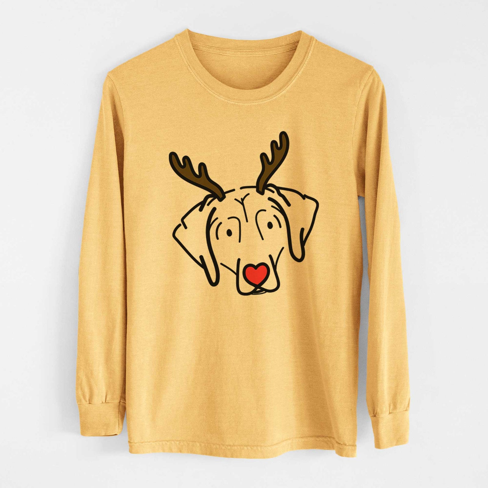 Red Nose Beagle - Aly - Heavyweight 100% Cotton Long Sleeve