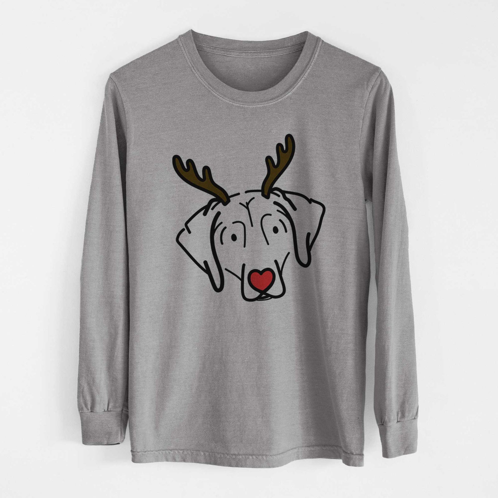 Red Nose Beagle - Aly - Heavyweight 100% Cotton Long Sleeve