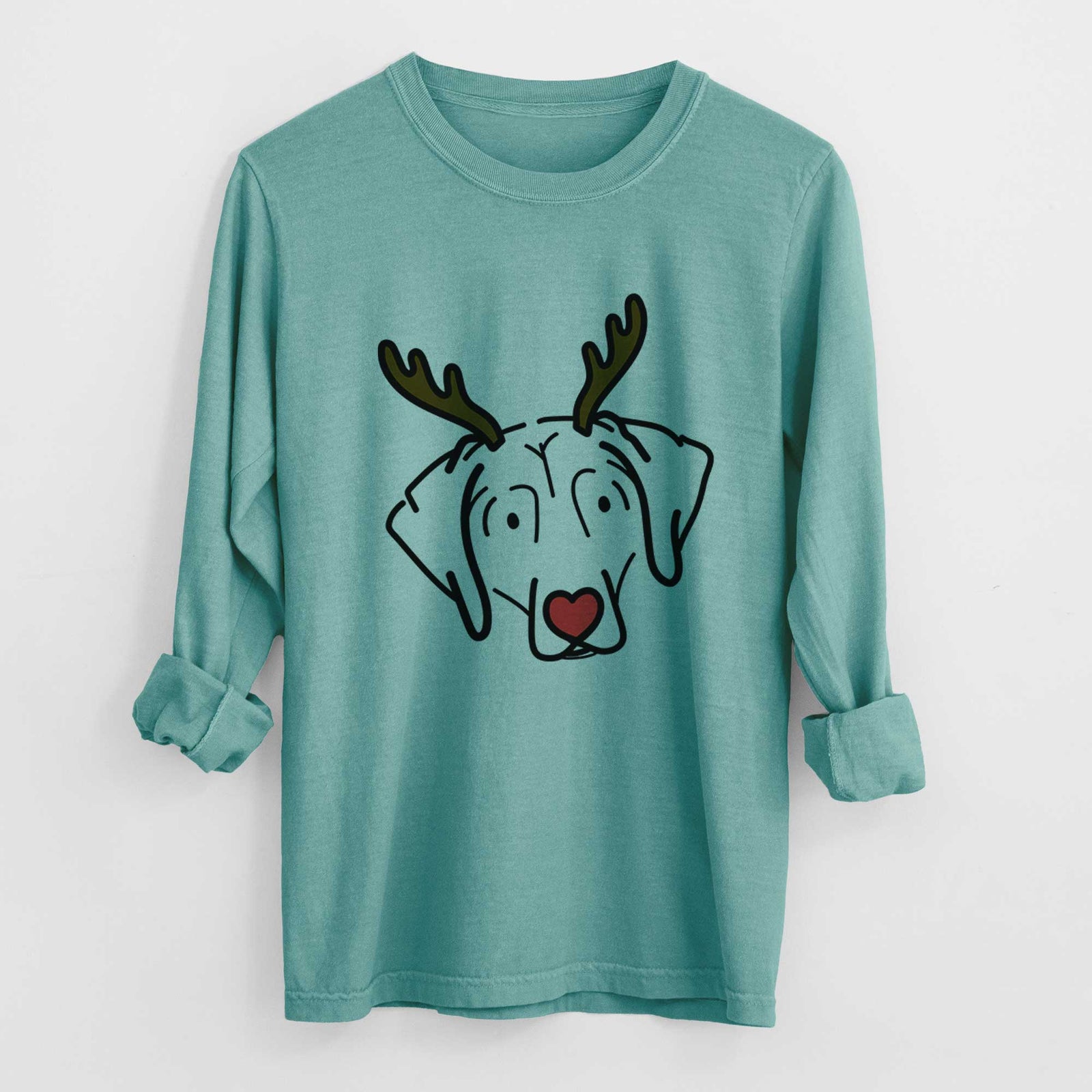 Red Nose Beagle - Aly - Heavyweight 100% Cotton Long Sleeve