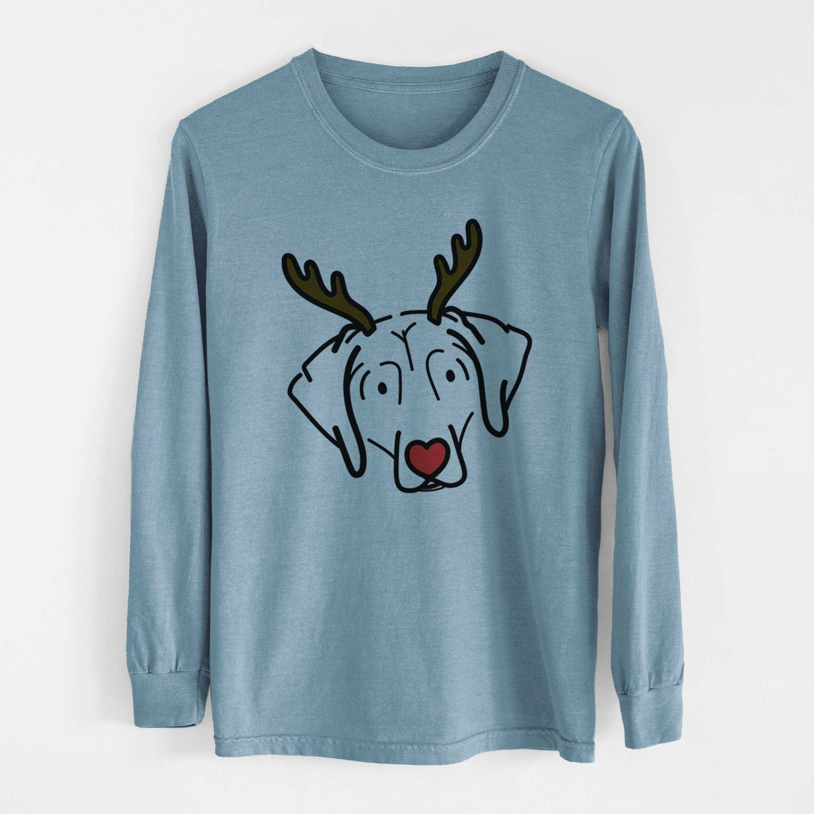 Red Nose Beagle - Aly - Heavyweight 100% Cotton Long Sleeve