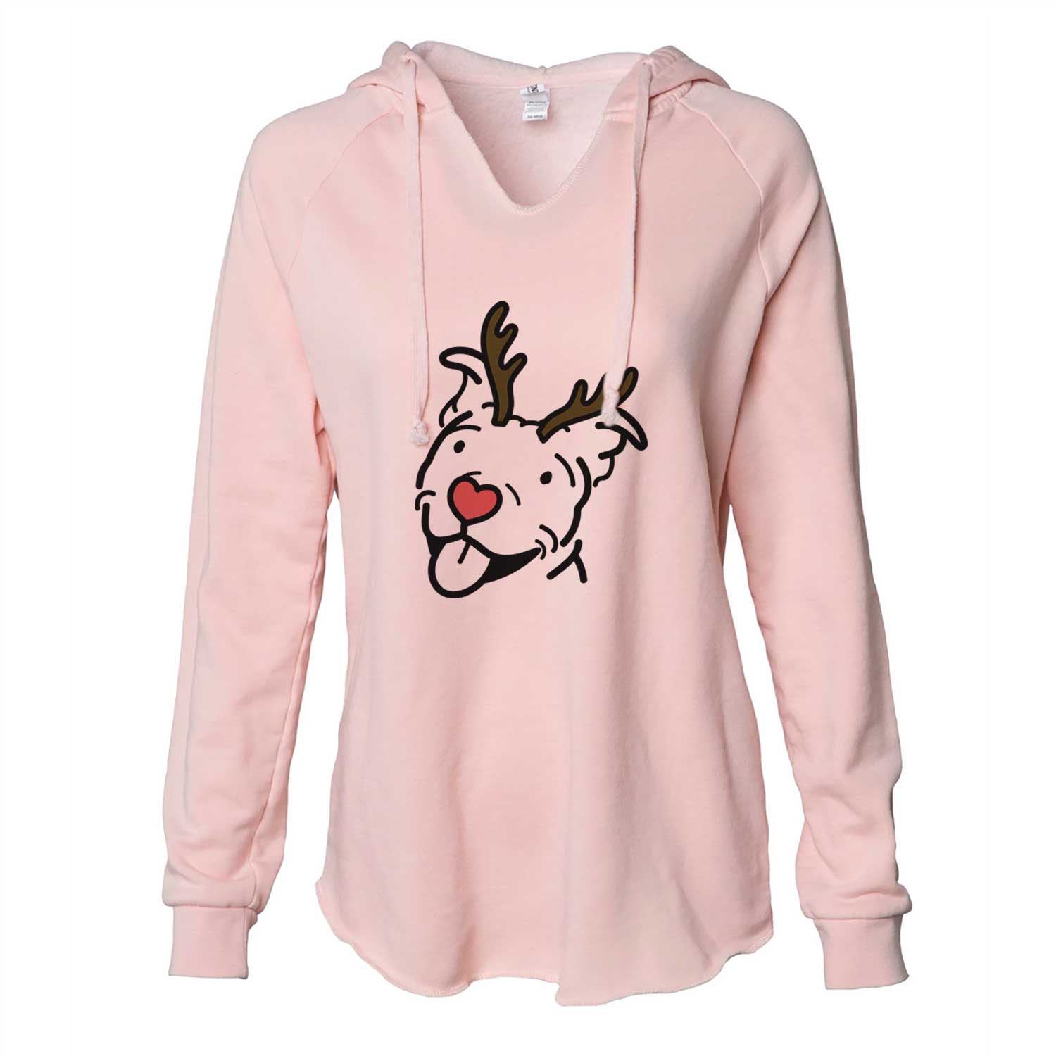 Red Nose Pitbull - Arlo - Cali Wave Hooded Sweatshirt