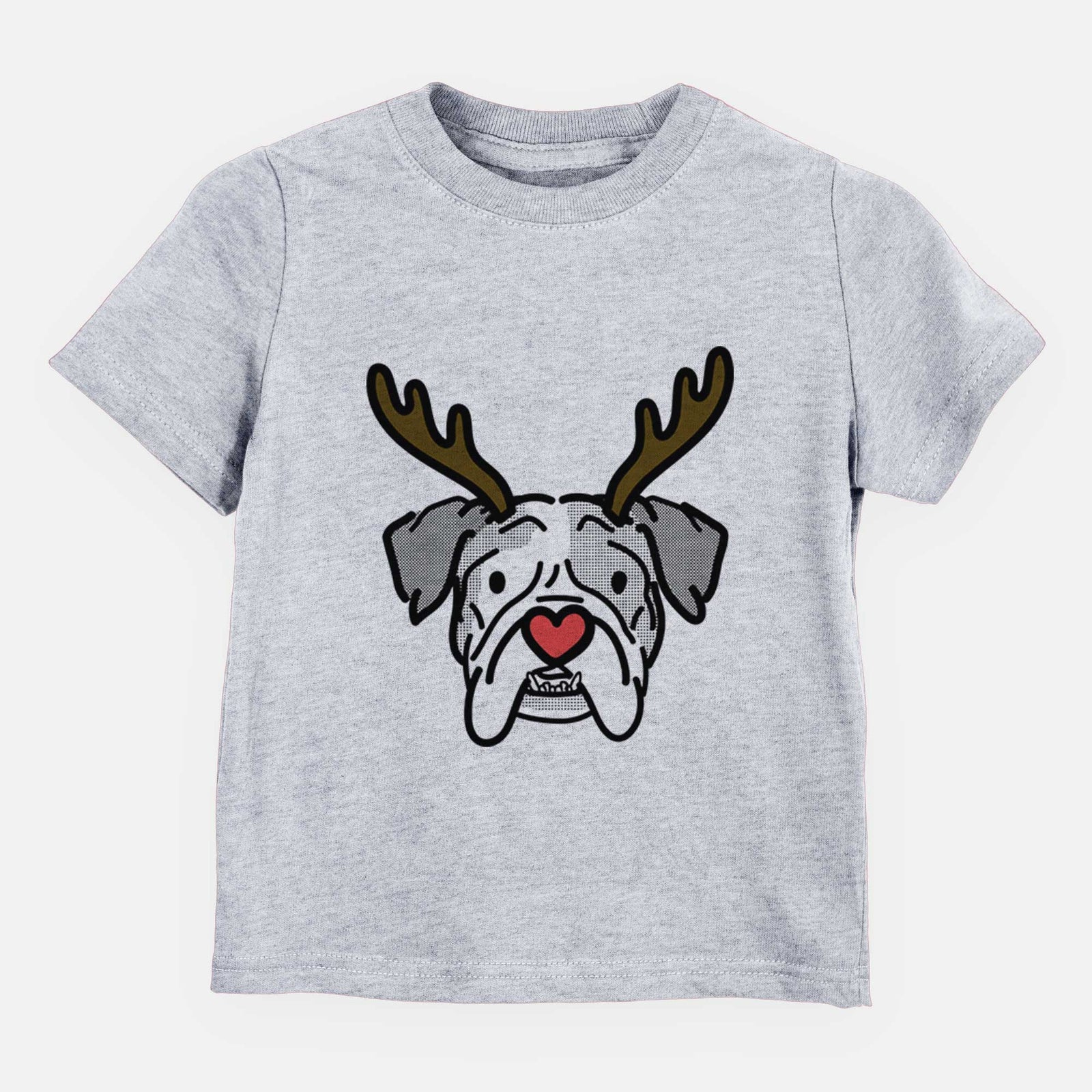 Red Nose English Bulldog - Bailey - Kids/Youth/Toddler Shirt