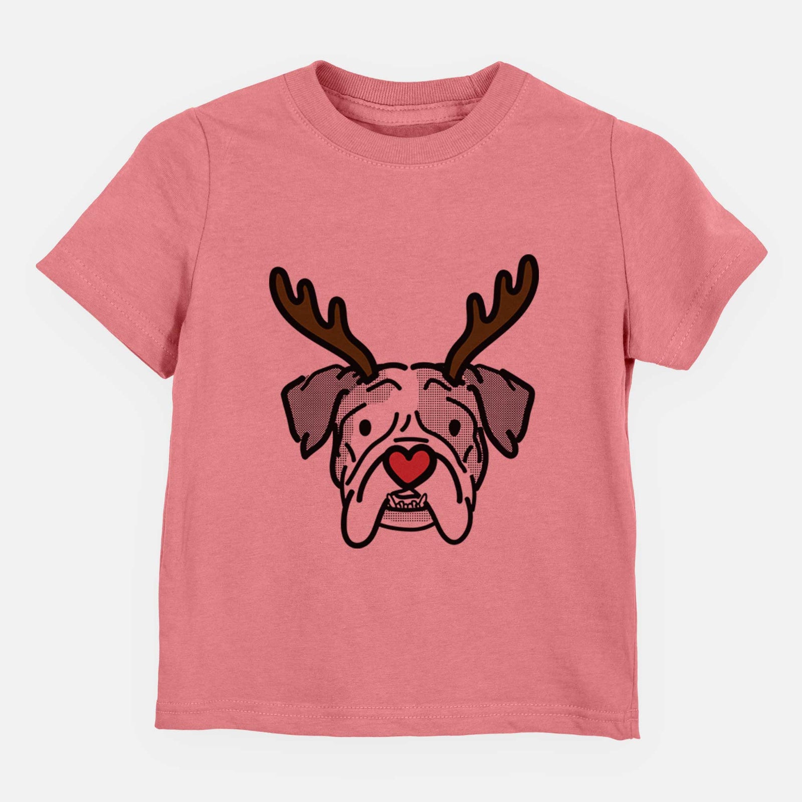 Red Nose English Bulldog - Bailey - Kids/Youth/Toddler Shirt