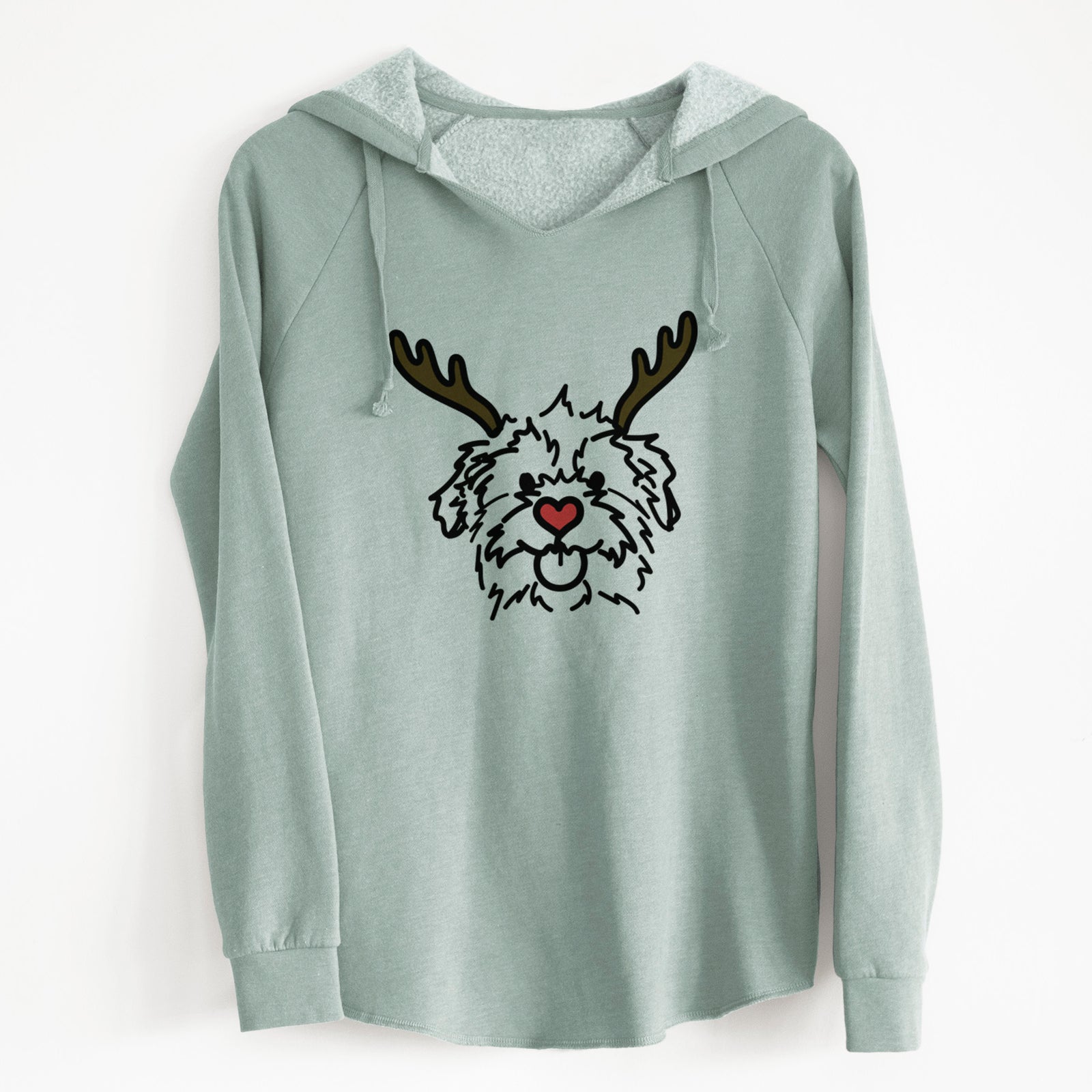 Red Nose Mixed Breed - Bea - Cali Wave Hooded Sweatshirt