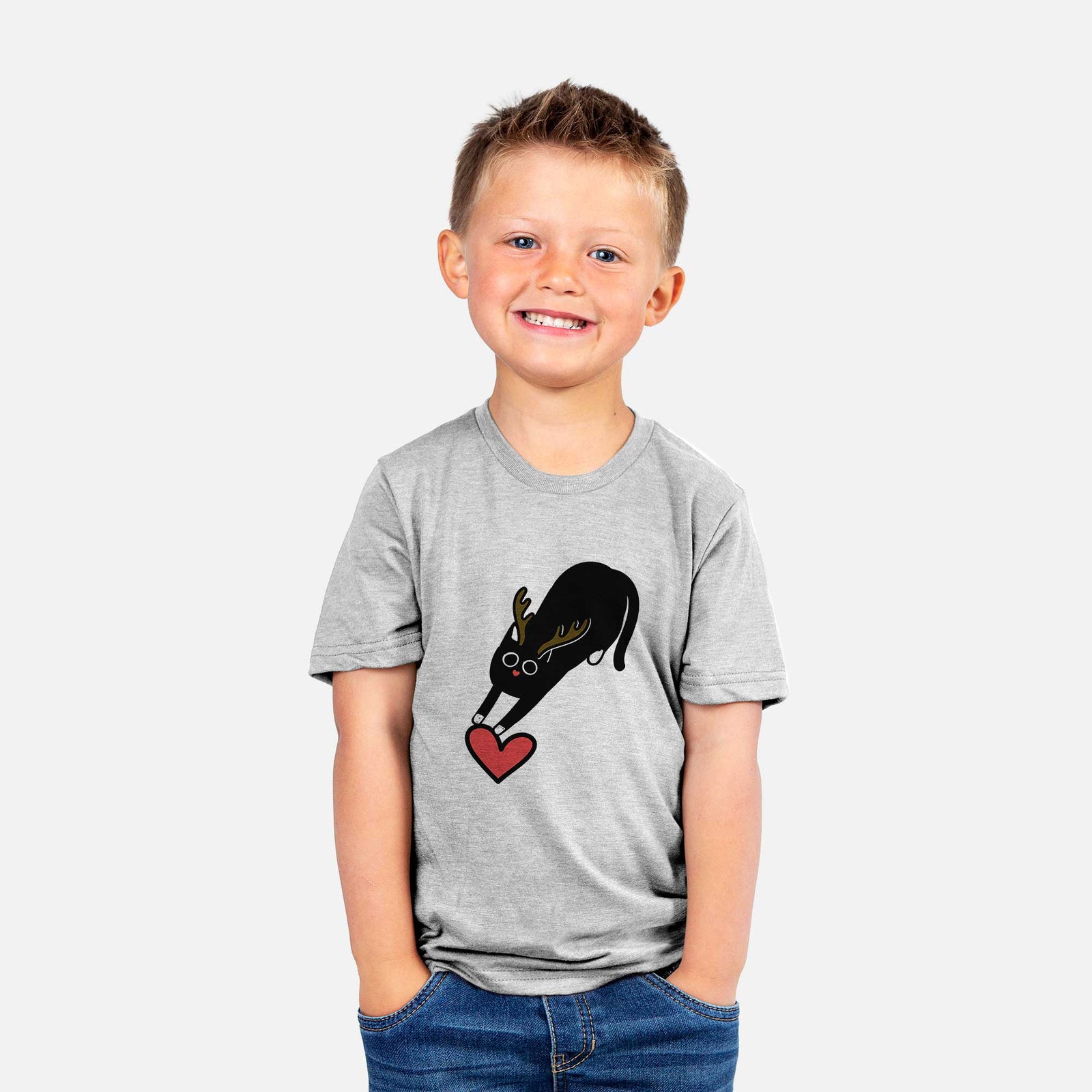 Red Nose Black Cat - Bug - Kids/Youth/Toddler Shirt