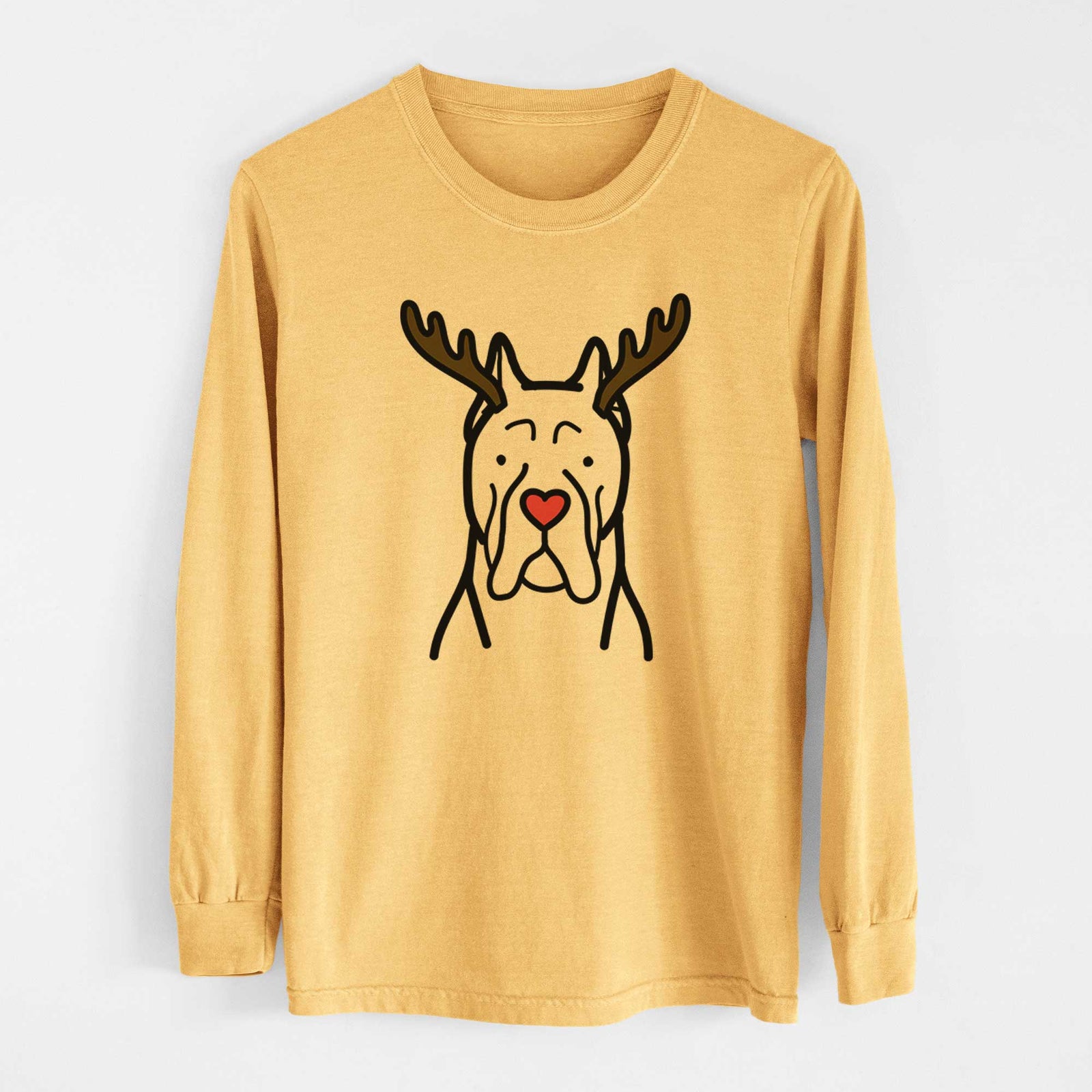 Red Nose CaneCorso - Heavyweight 100% Cotton Long Sleeve