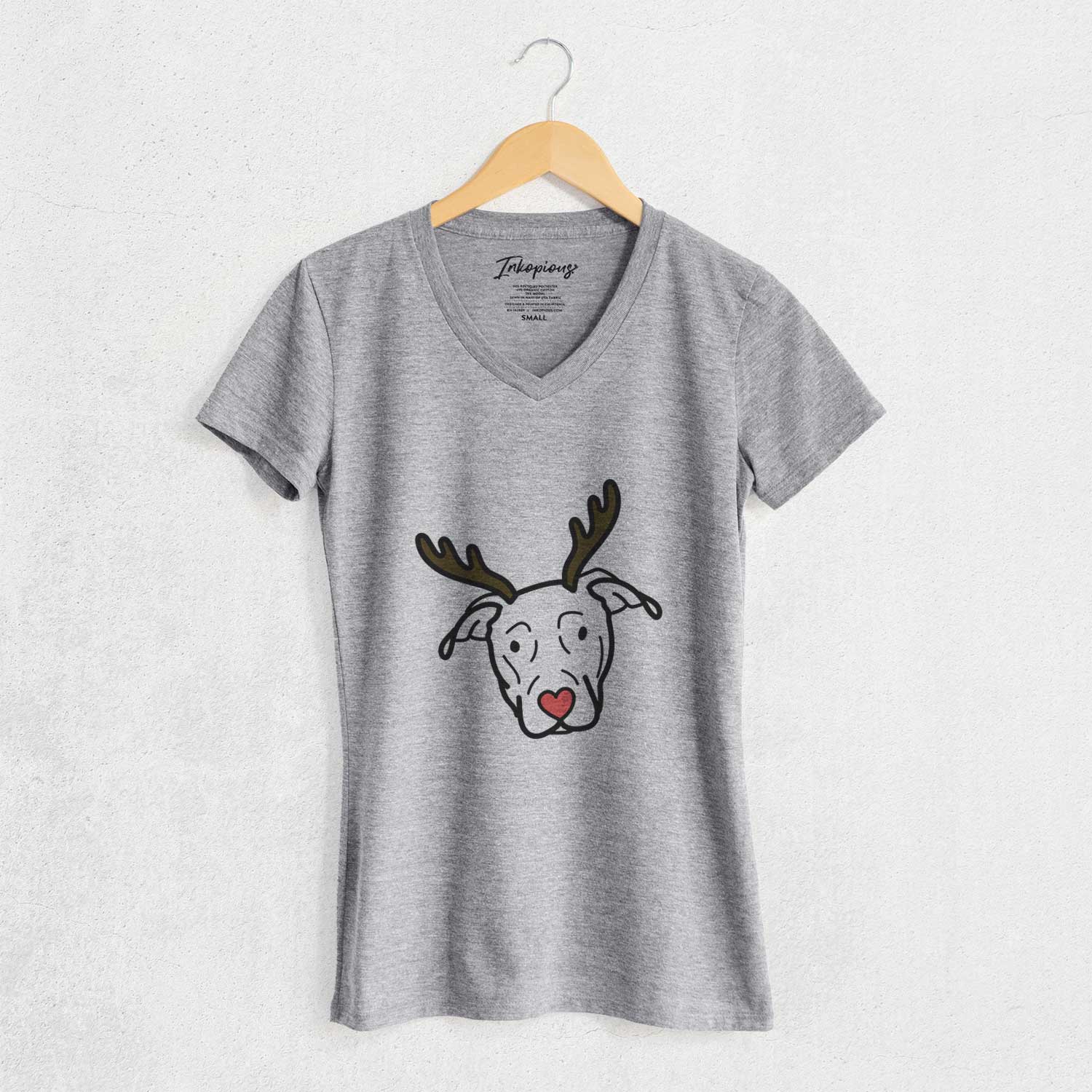 Red Nose Catahoula - Women's V-neck Shirt