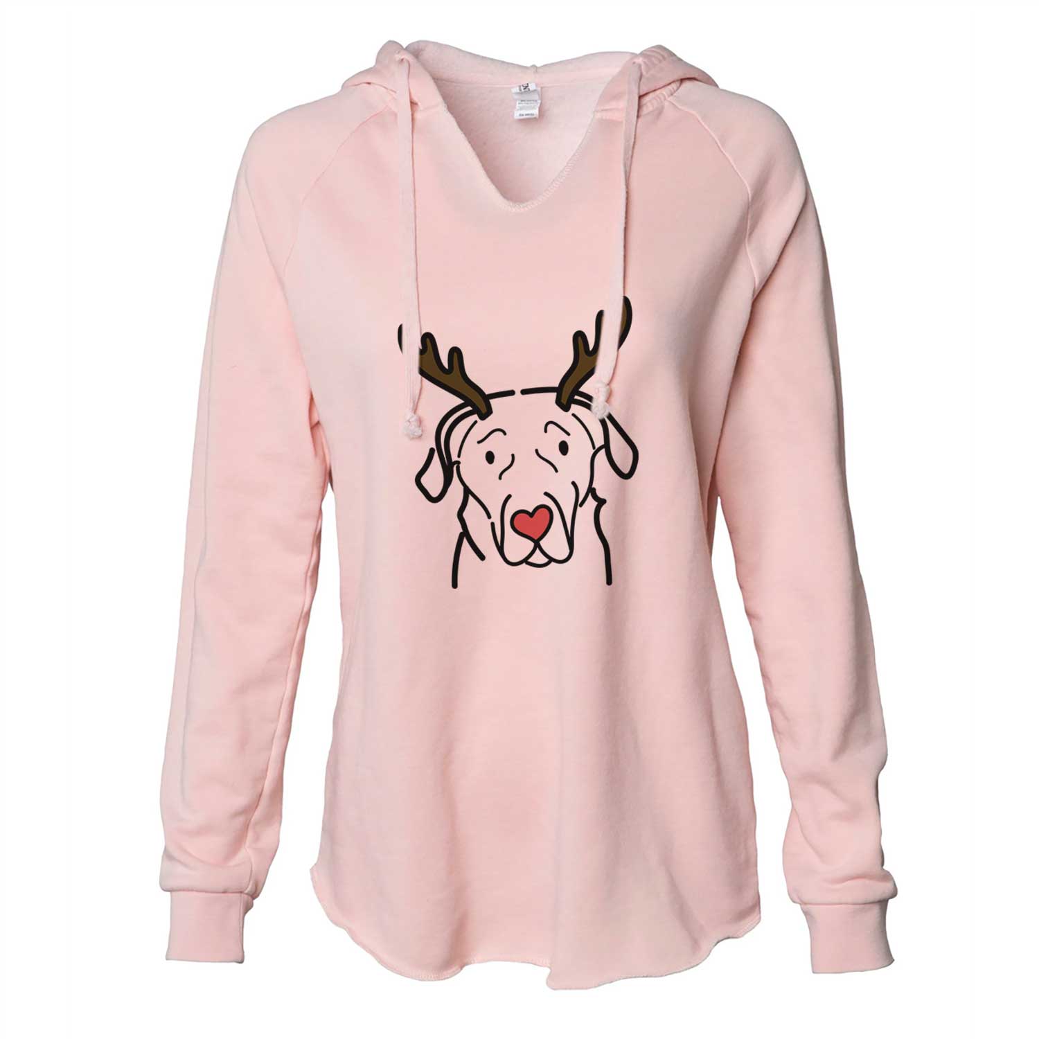 Red Nose English Labrador - Cali Wave Hooded Sweatshirt