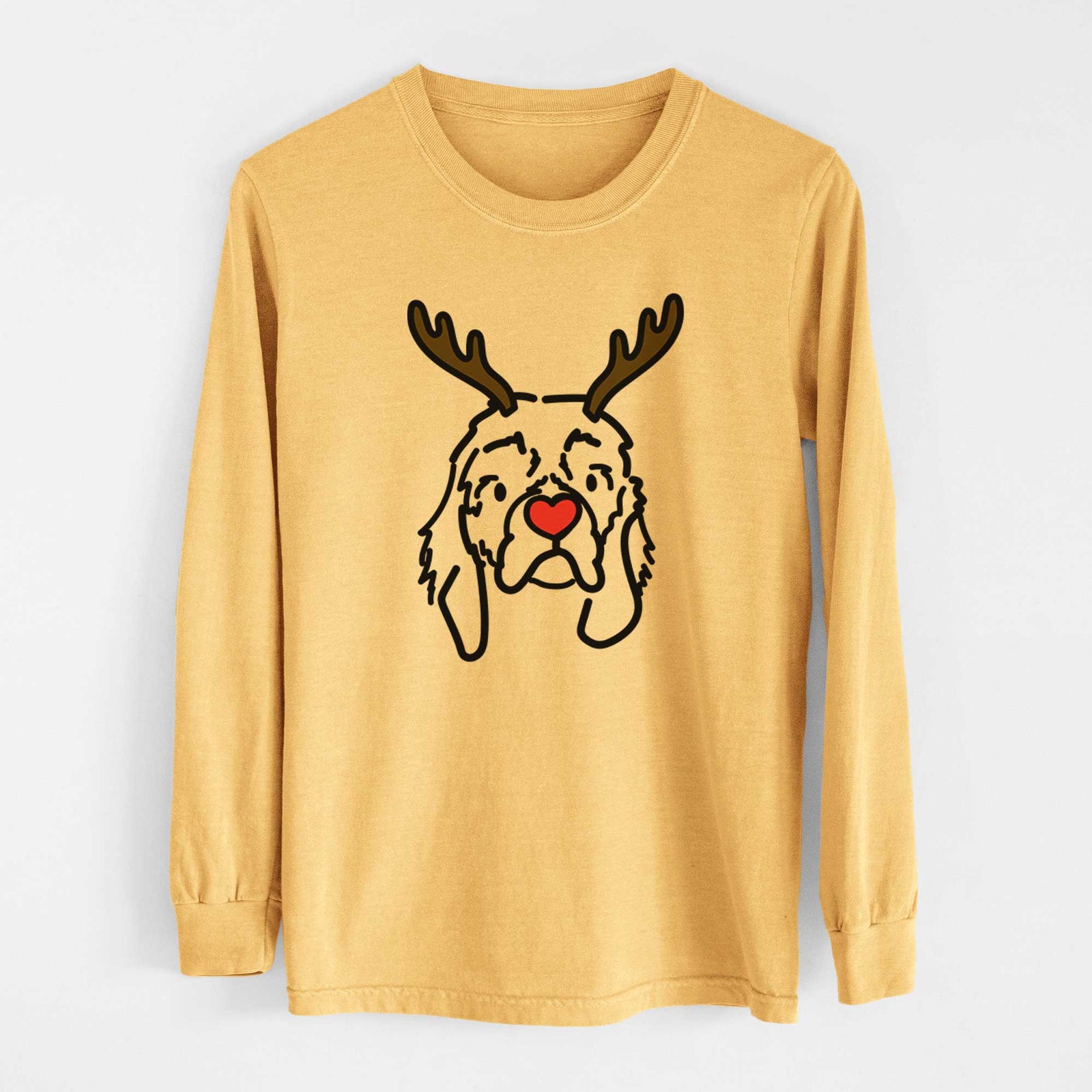 Red Nose Cocker Spaniel - GiGi - Heavyweight 100% Cotton Long Sleeve