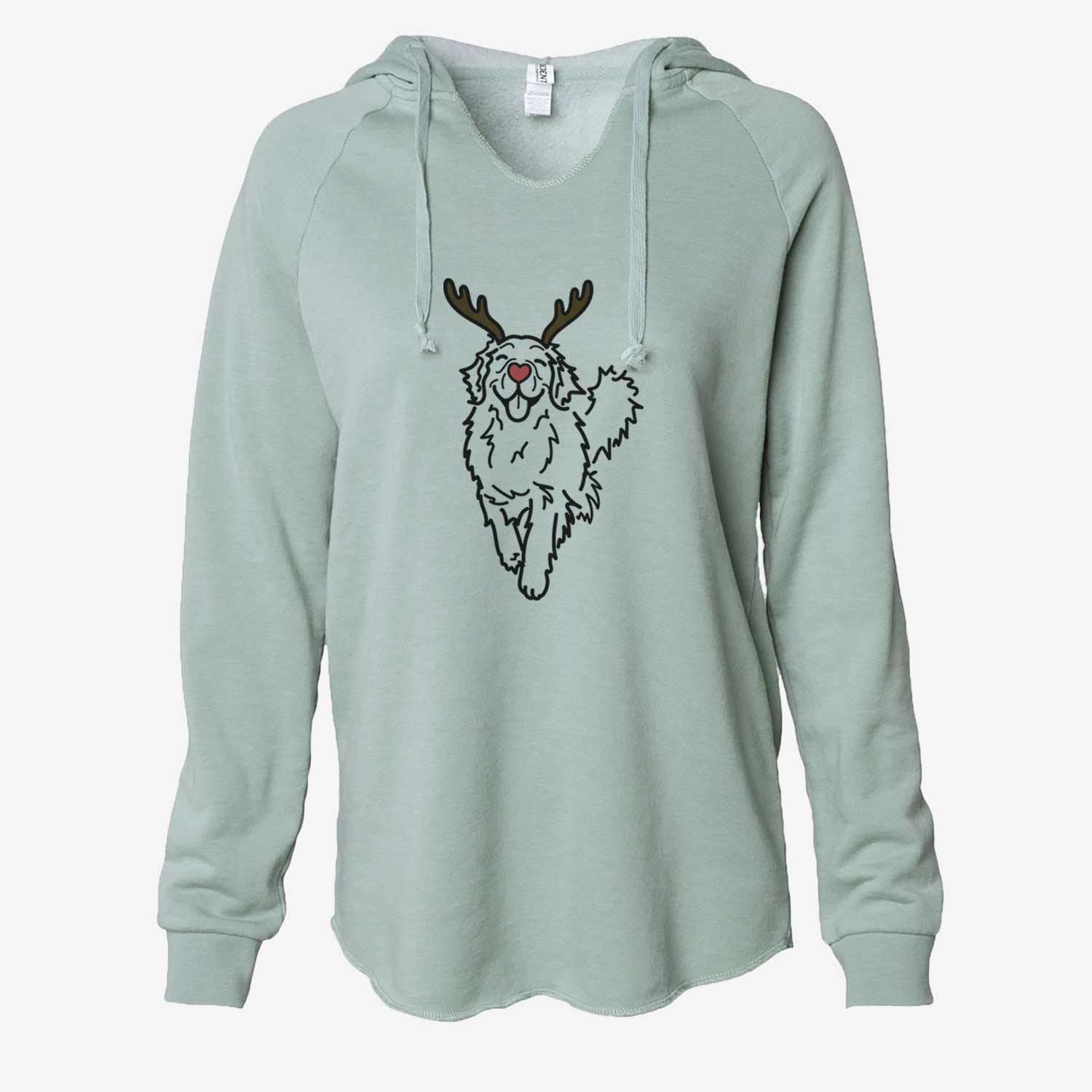 Red Nose Golden Retriever - Hamlet - Cali Wave Hooded Sweatshirt