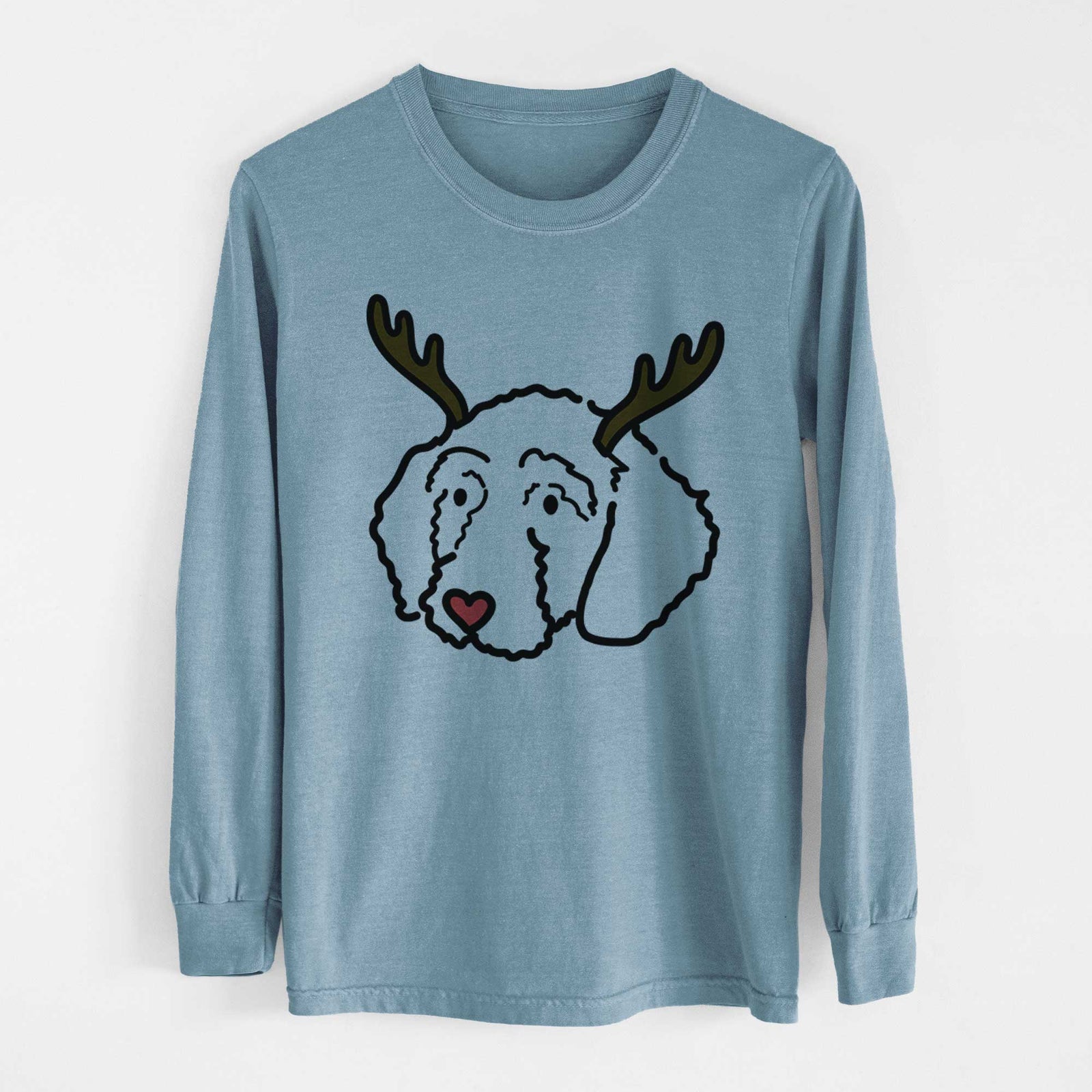 Red Nose Goldendoodle - Hanna - Heavyweight 100% Cotton Long Sleeve