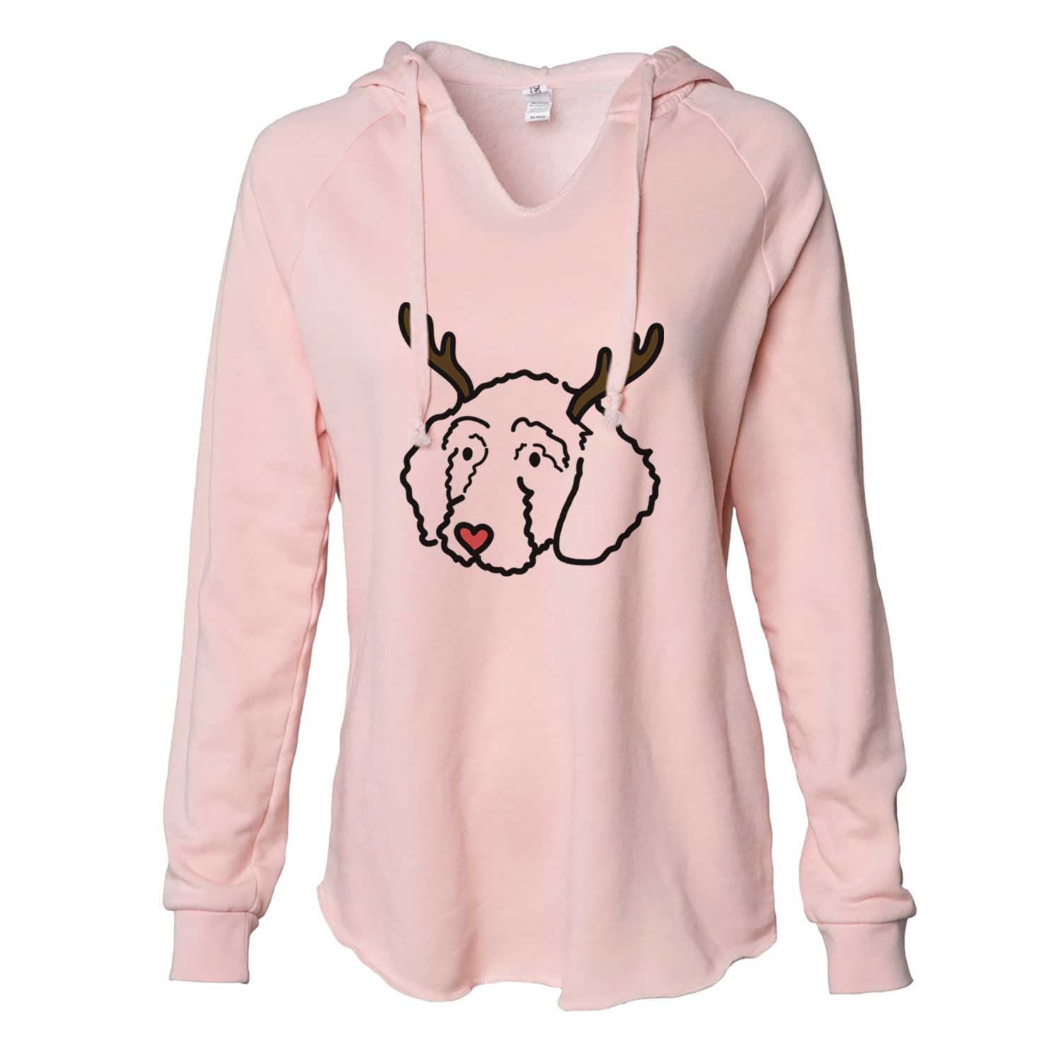 Red Nose Goldendoodle - Hanna - Cali Wave Hooded Sweatshirt