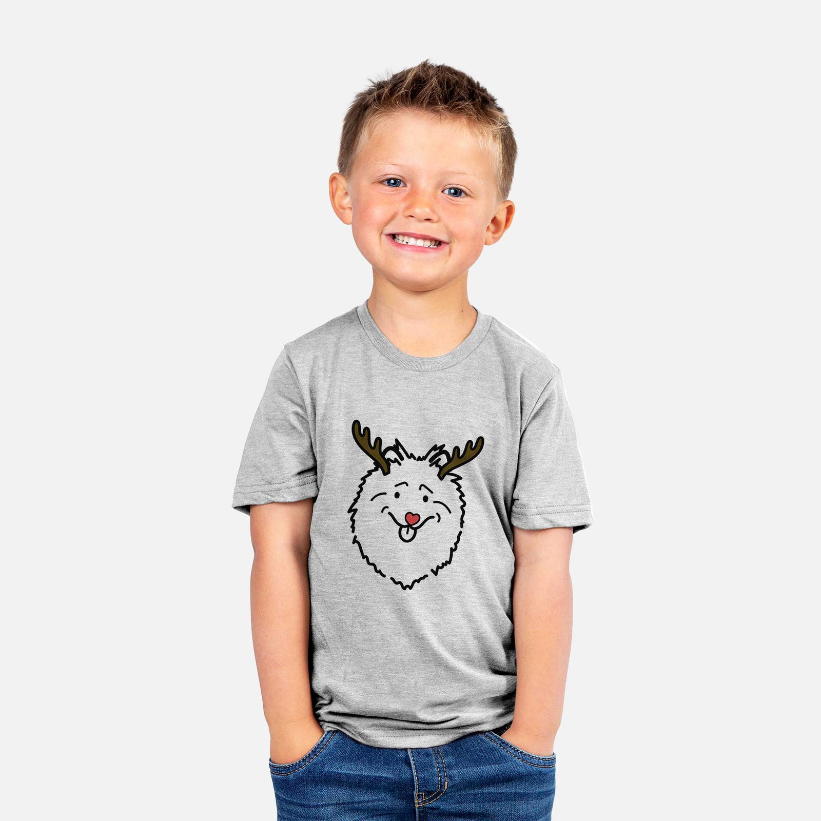 Red Nose Keeshond - Kids/Youth/Toddler Shirt