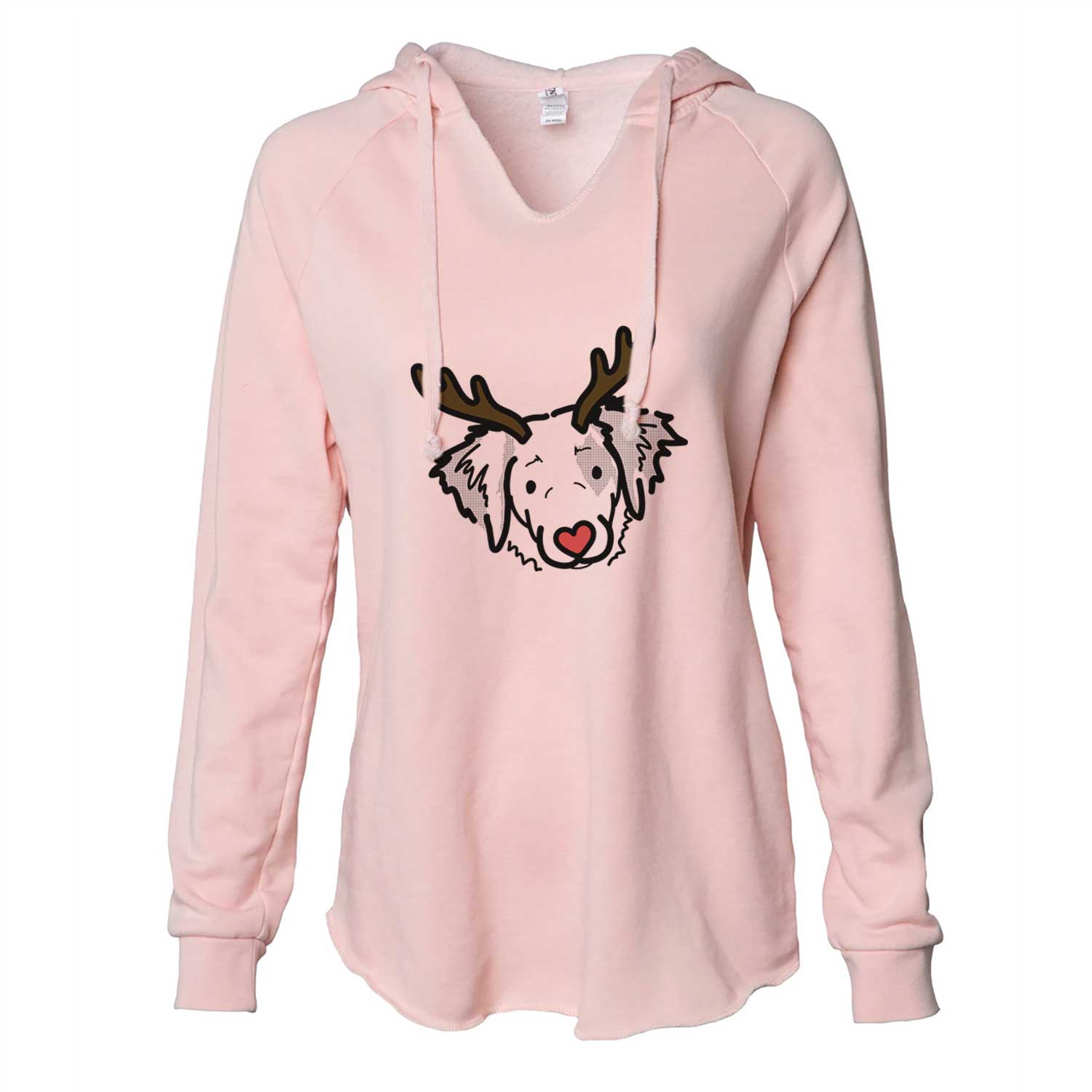 Red Nose Brittany Spaniel - Kiva - Cali Wave Hooded Sweatshirt