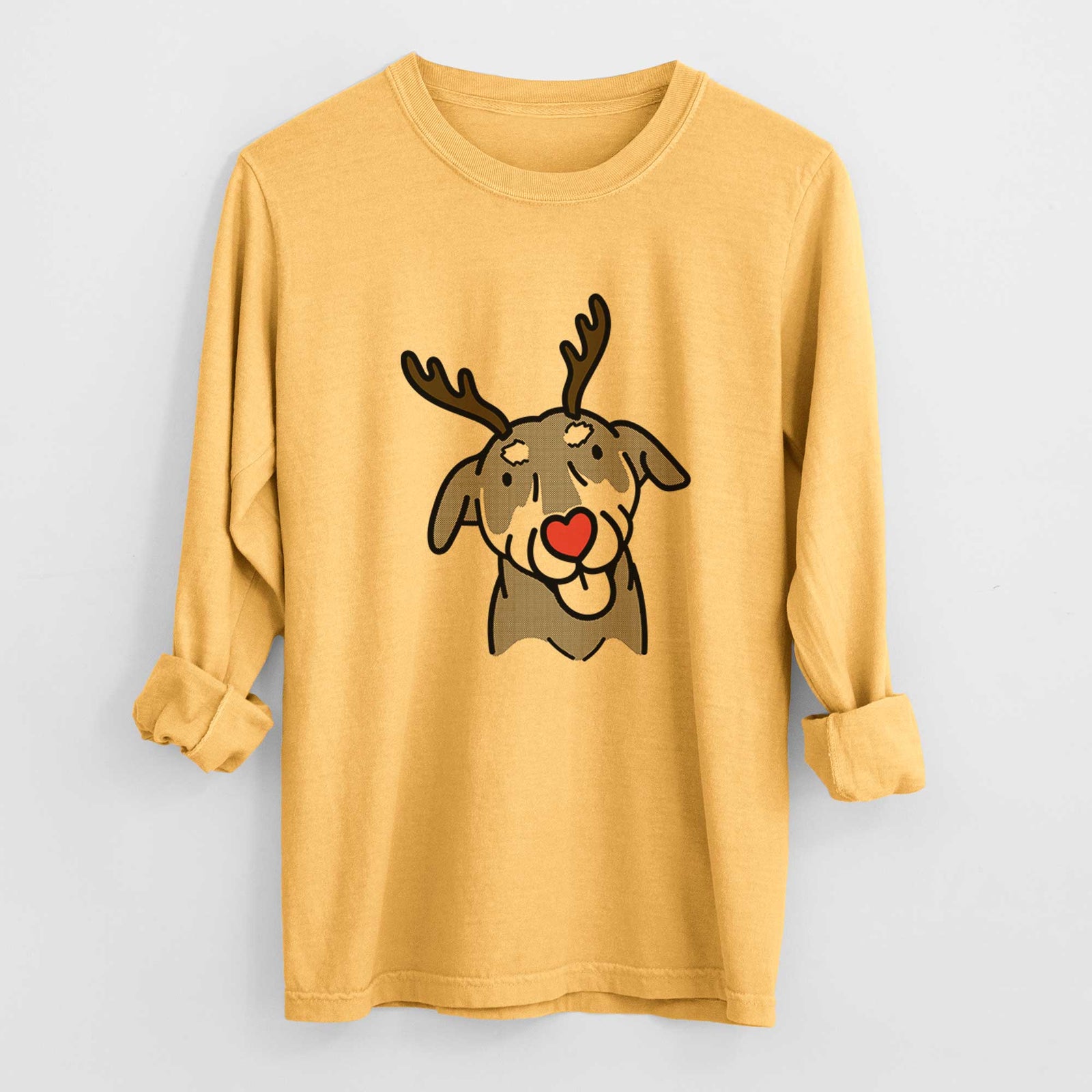 Red Nose Mixed Breed - Lousia - Heavyweight 100% Cotton Long Sleeve